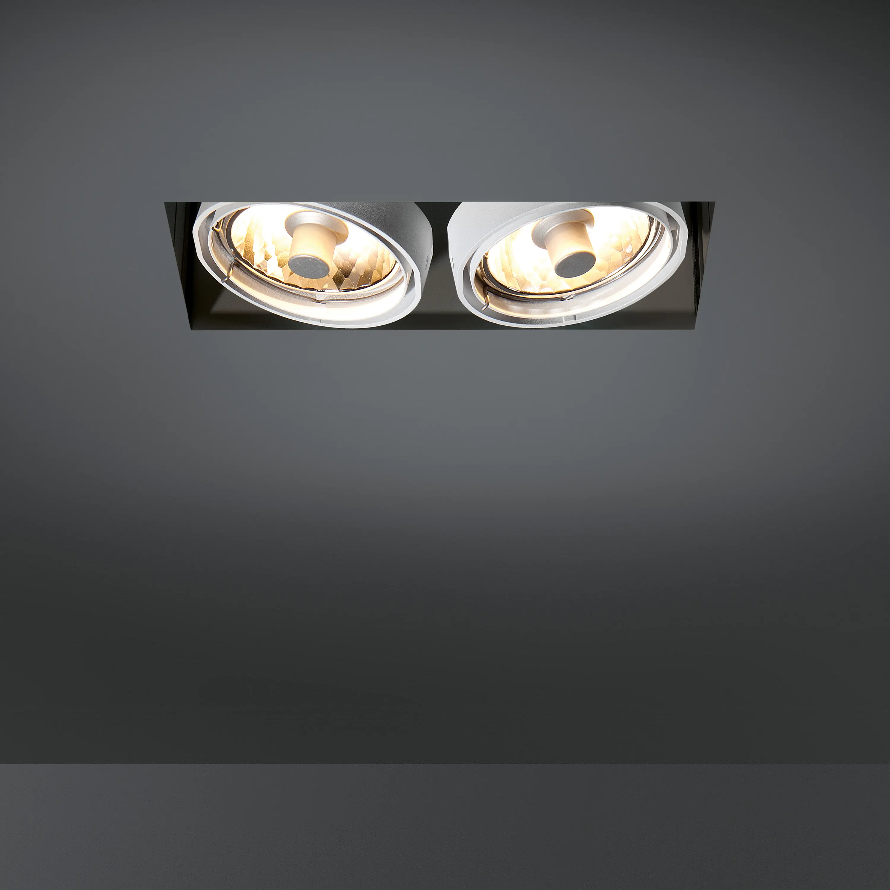 Modular Lighting Instruments - Multiple trimless 2x CDM-R111 GE