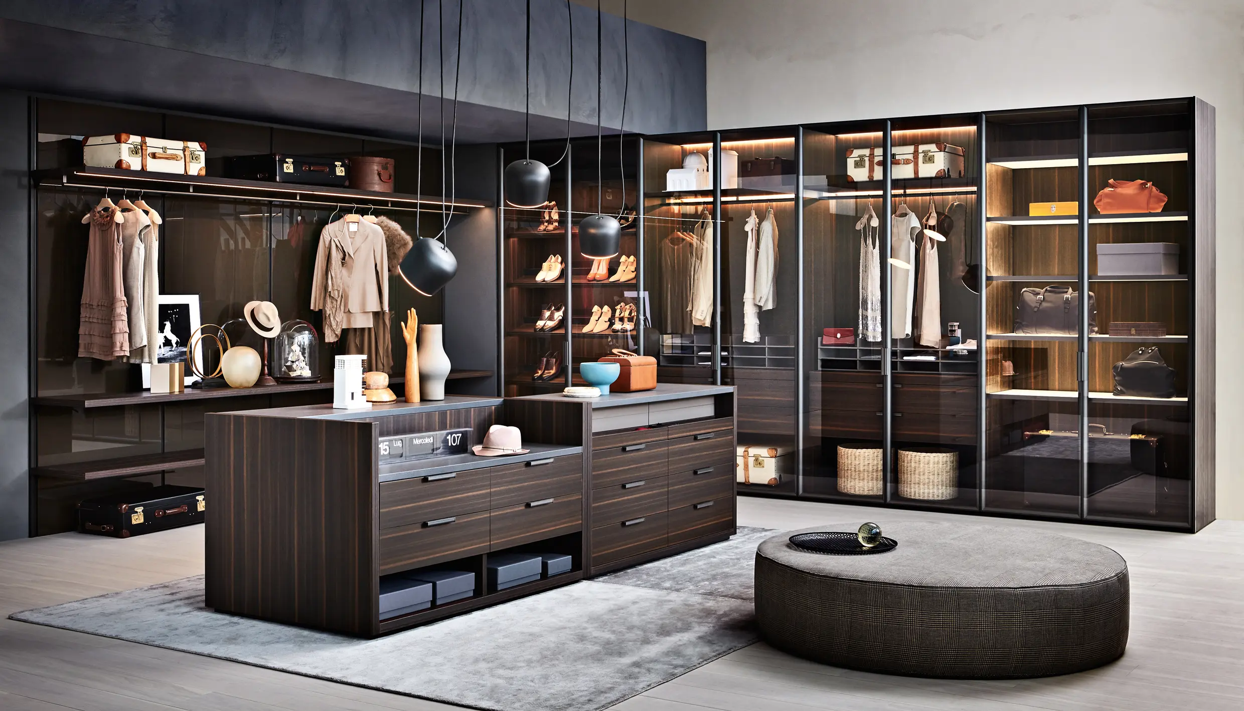 Molteni & C - Gliss Master Island | Walk-In Closet Drawer Units
