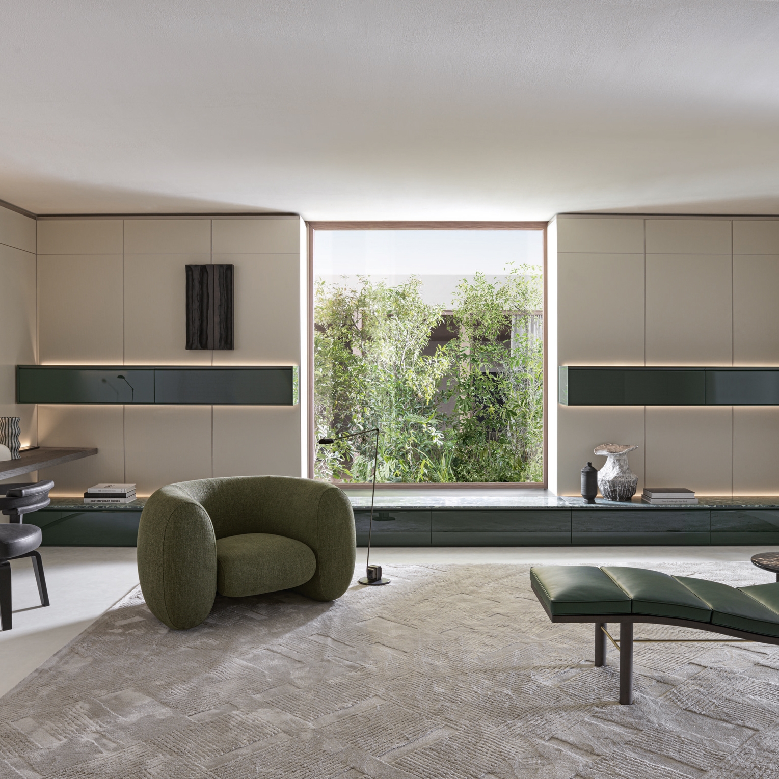 Display product Pass-Word Evolution | Living System And Bookshelf from manufacturer Molteni & C