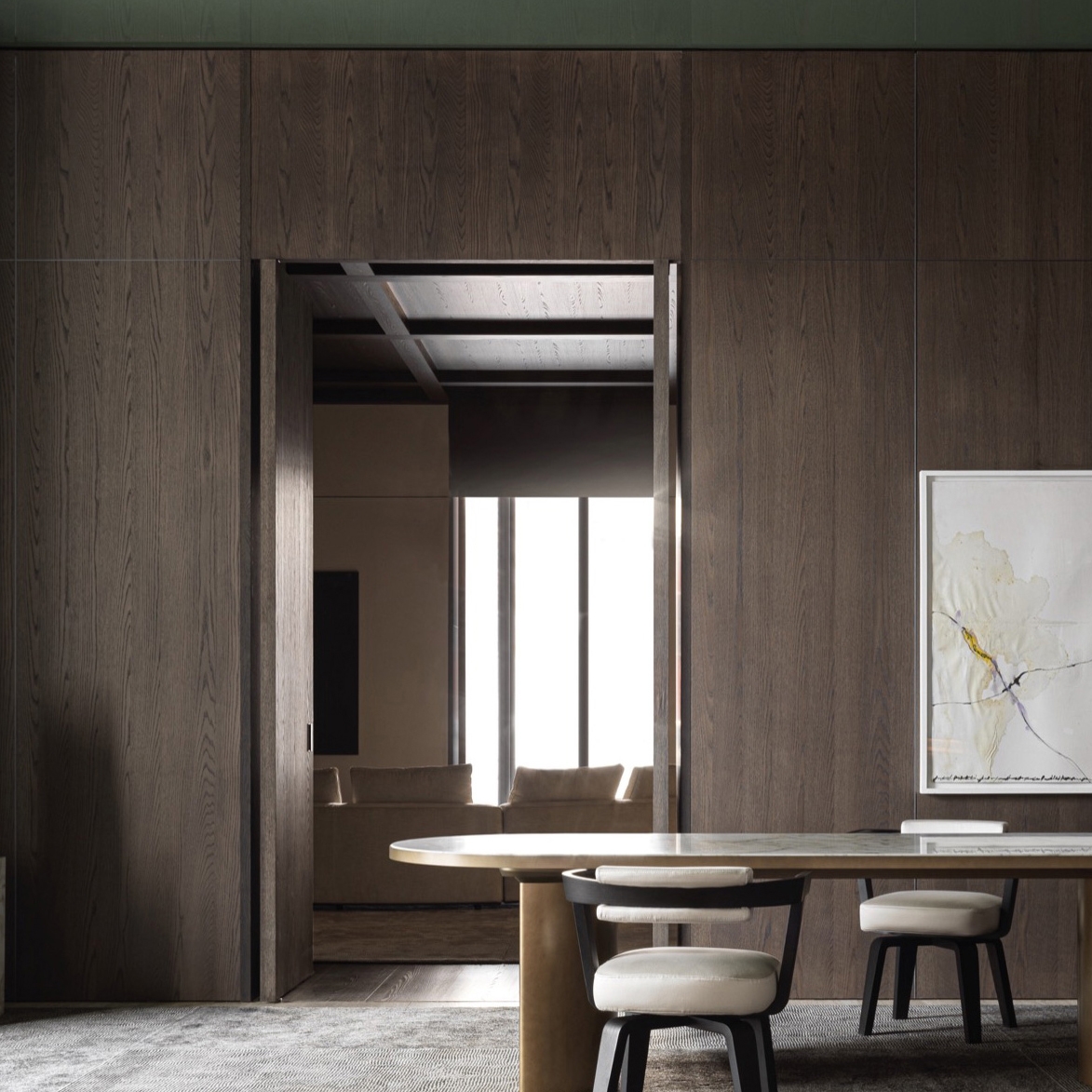 Display product Arial | Boiserie and Door from manufacturer Molteni & C