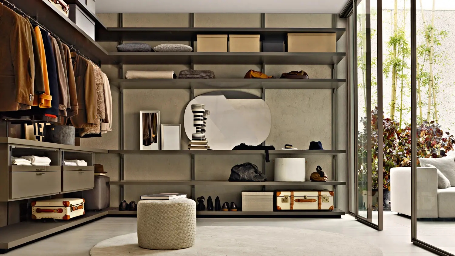 Molteni & C - Dwell | Begehbarer Kleiderschrank