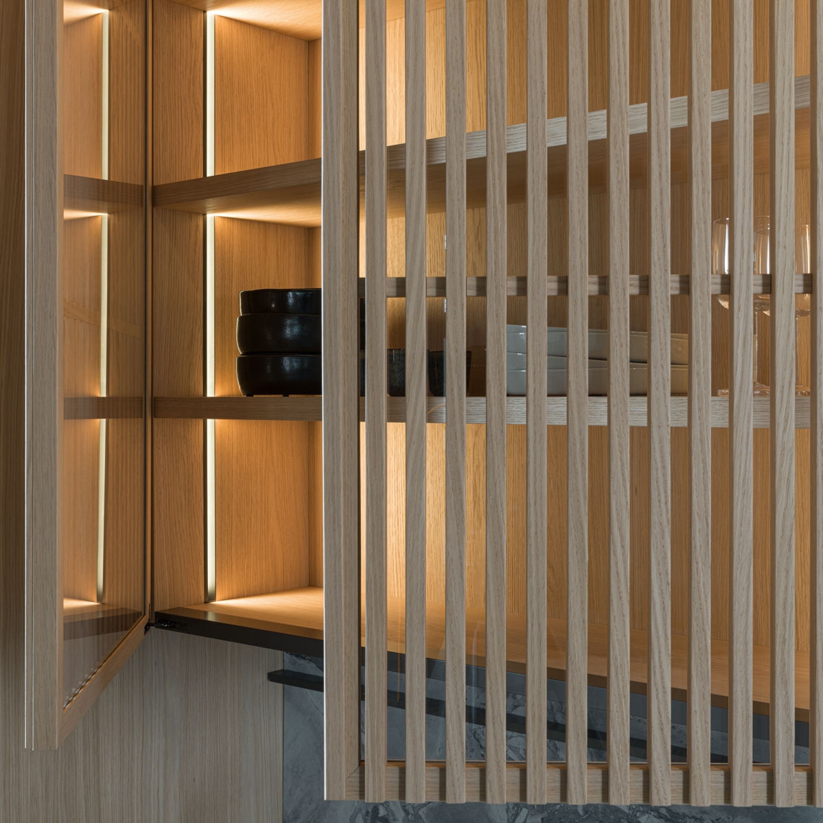 Mostrar el producto Stripe | Wall Unit del fabricante Molteni & C
