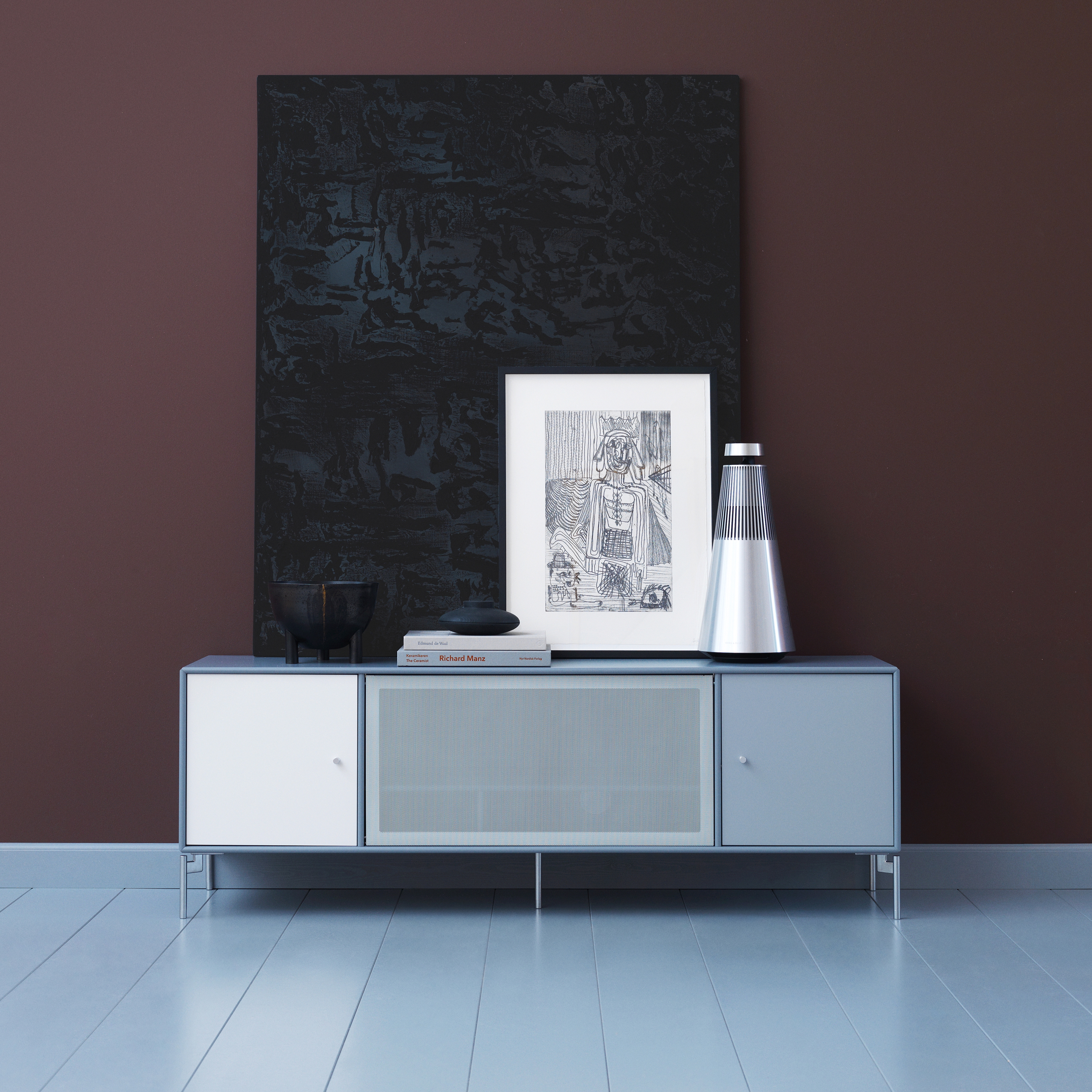 Afficher le produit TV & SOUND | Hi-Fi storage solutions – example with legs du fabricant Montana Furniture