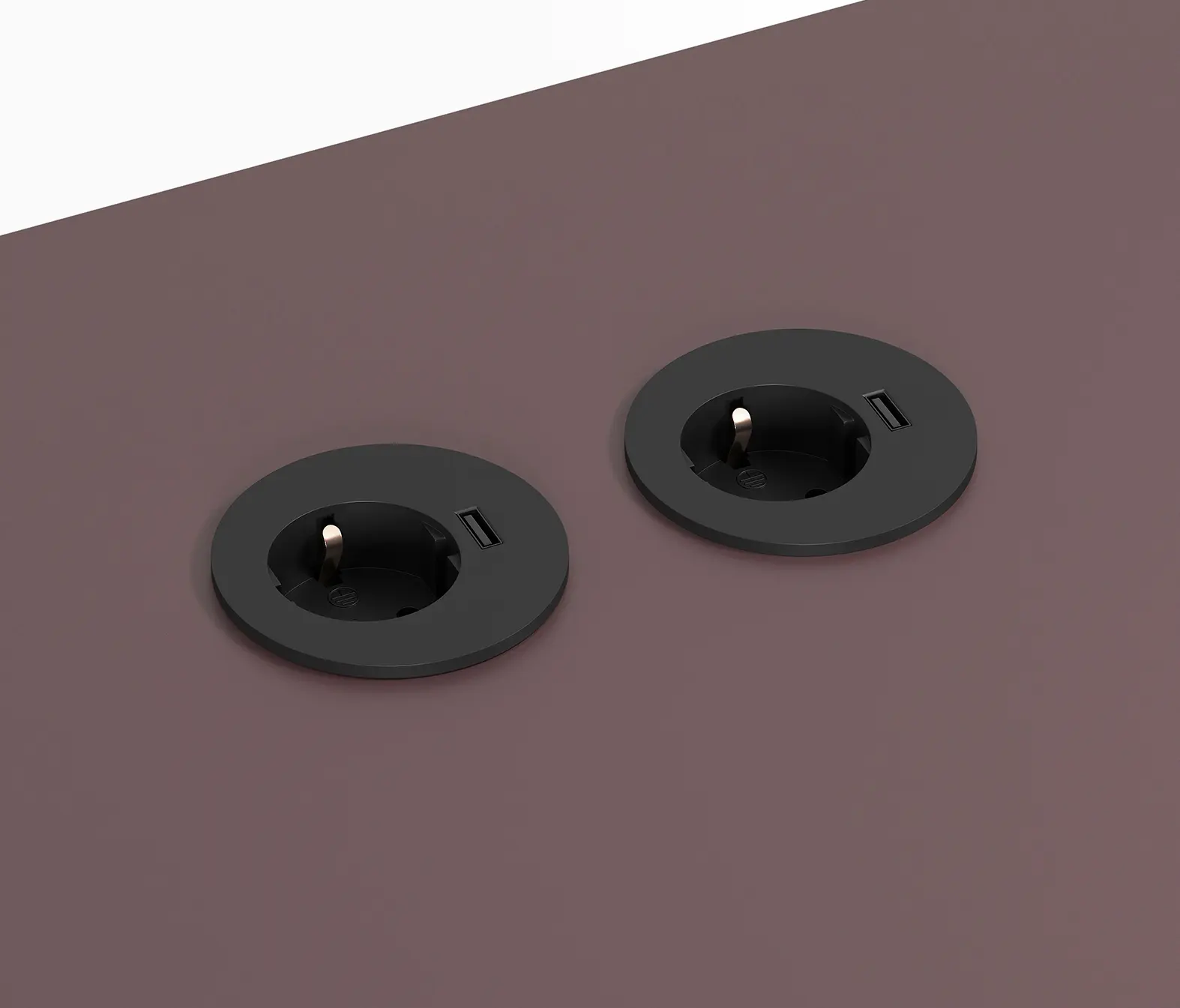 Montana Furniture - Powerdot with USB input | HiLow table component