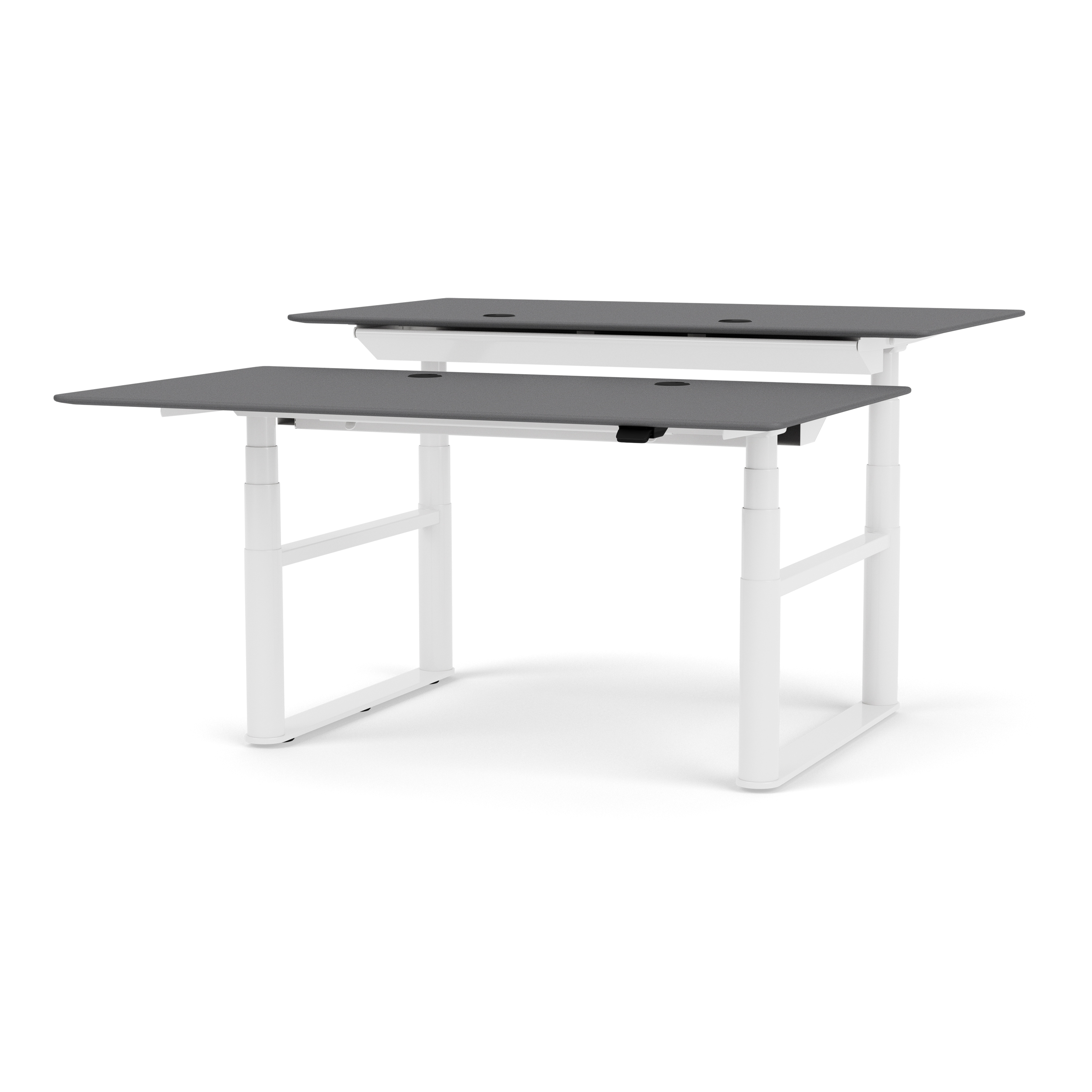 Display product HiLow Double – height-adjustable desk with double frame | Montana Furniture from manufacturer Montana Furniture