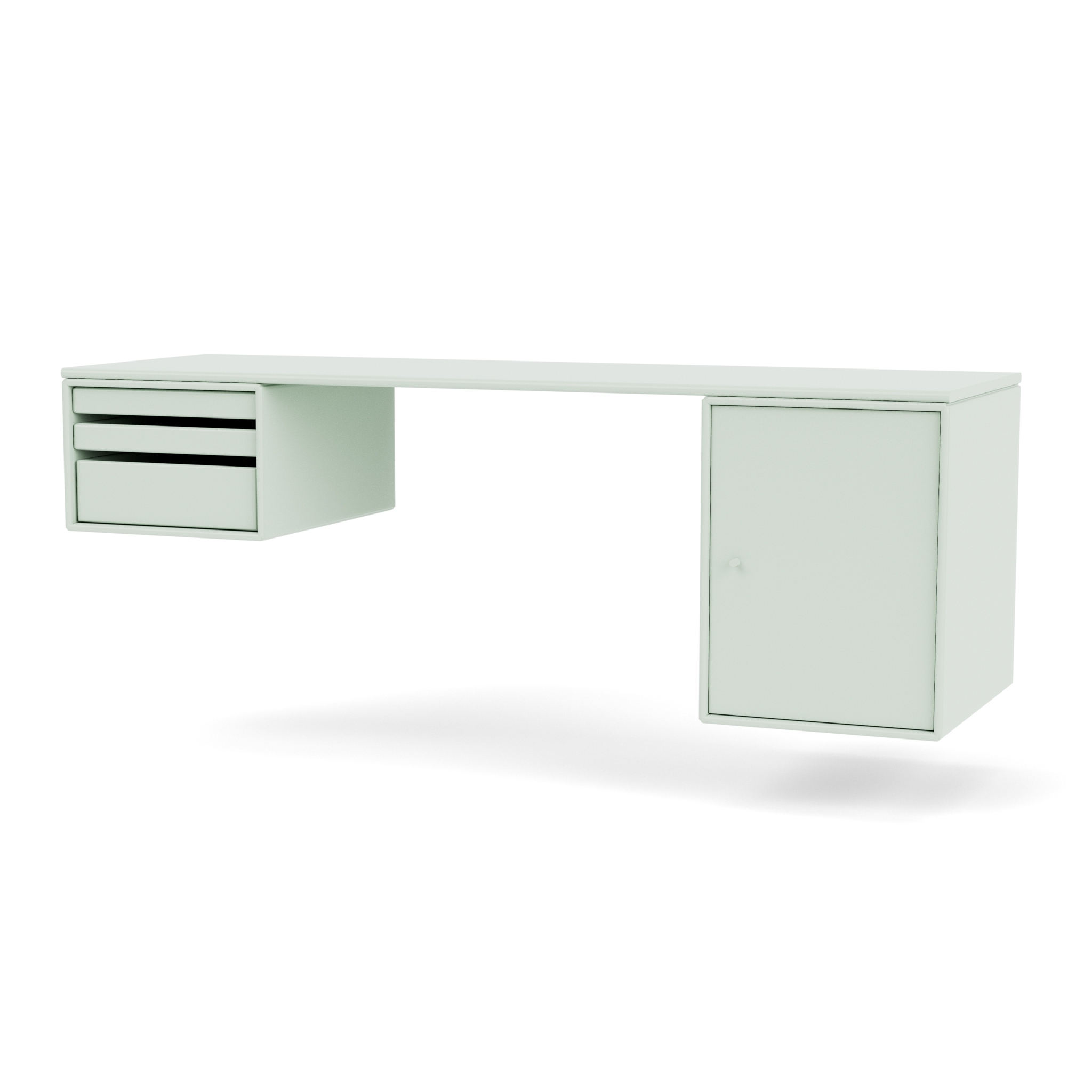 Display product Montana Selection | WORKSHOP – desk with trays and cabinet | Montana Furniture from manufacturer Montana Furniture