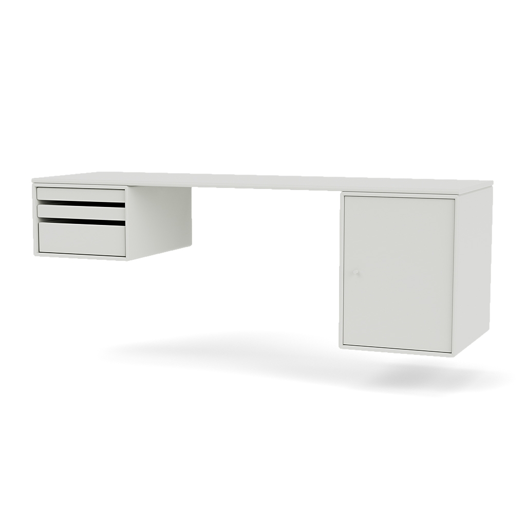 Vertoon produk Montana Selection | WORKSHOP – desk with trays and cabinet | Montana Furniture van vervaardiger Montana Furniture