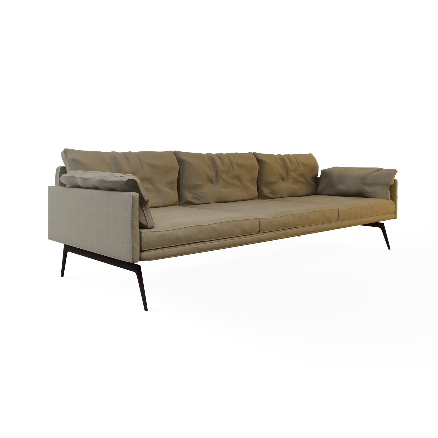 Display product Tan Triple Sofa from manufacturer Nurus