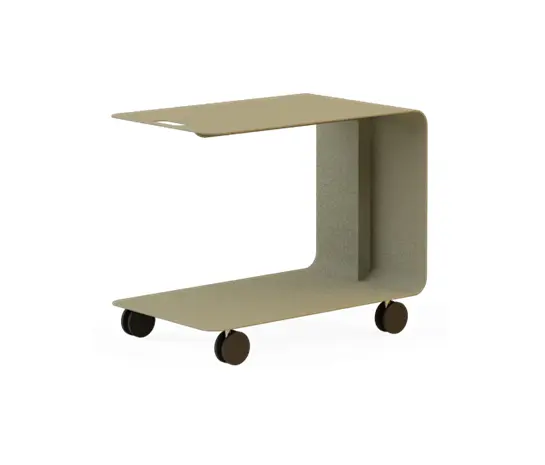Nurus - Drop 40x65 Service Coffee Table with Castors