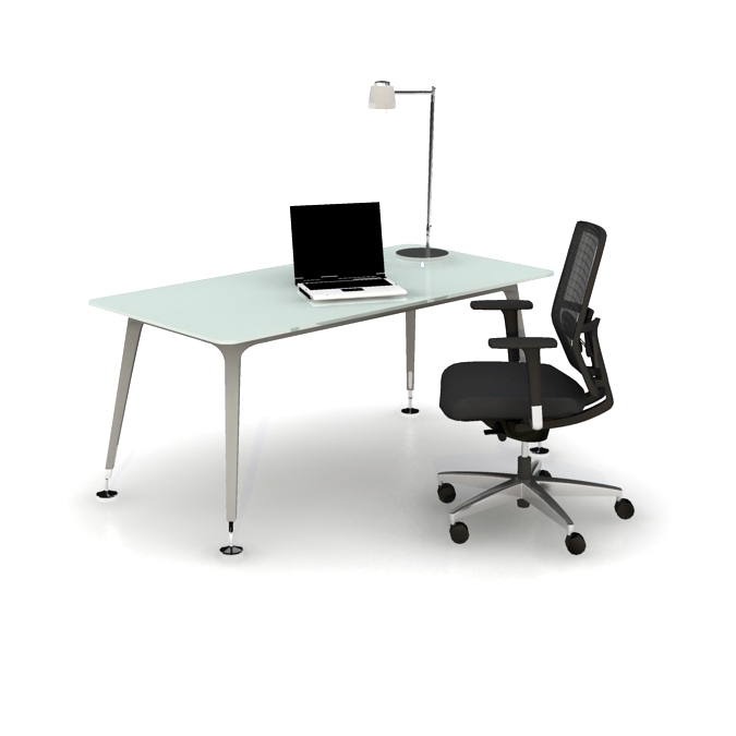 Display product U too Glass Desk from manufacturer Nurus