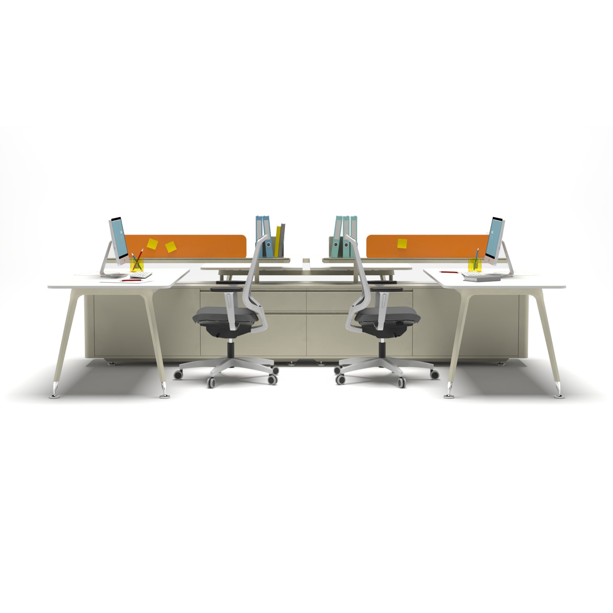 Display product U too Double Desk from manufacturer Nurus