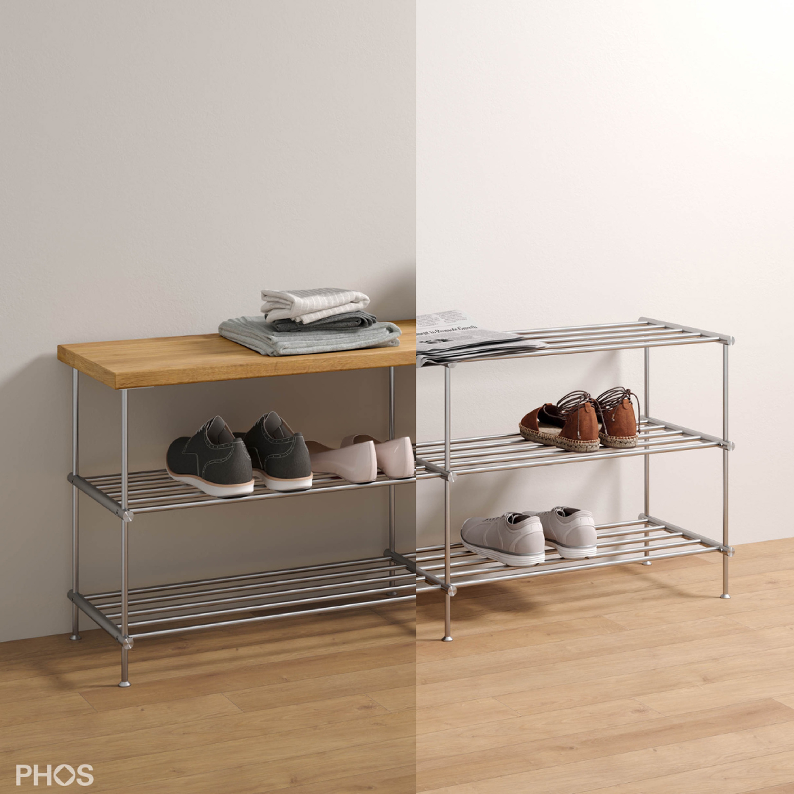 SHOE RACKS / SHOE BENCHES