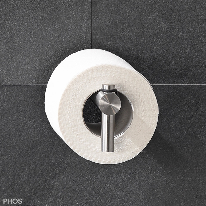 Mostrar el producto Portarrollos de acero inoxidable minimalista - atornillado del fabricante PHOS Design