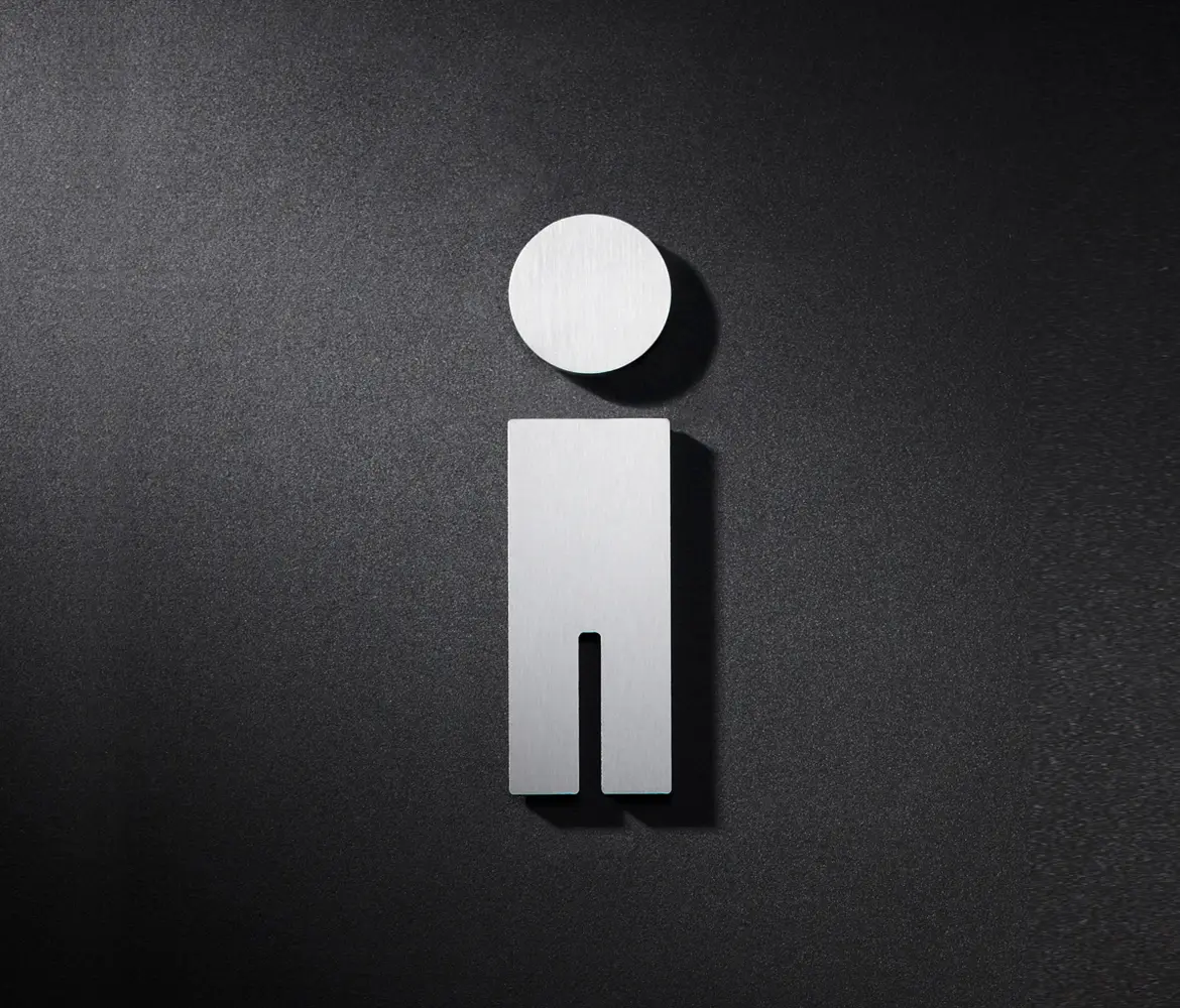 PHOS Design - WC pictogram for men