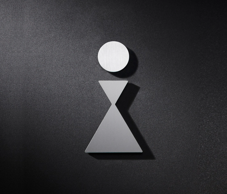 Wc Hand Sign WC PICTOGRAM LADIES - Symbols / Signs from PHOS Design | Architonic