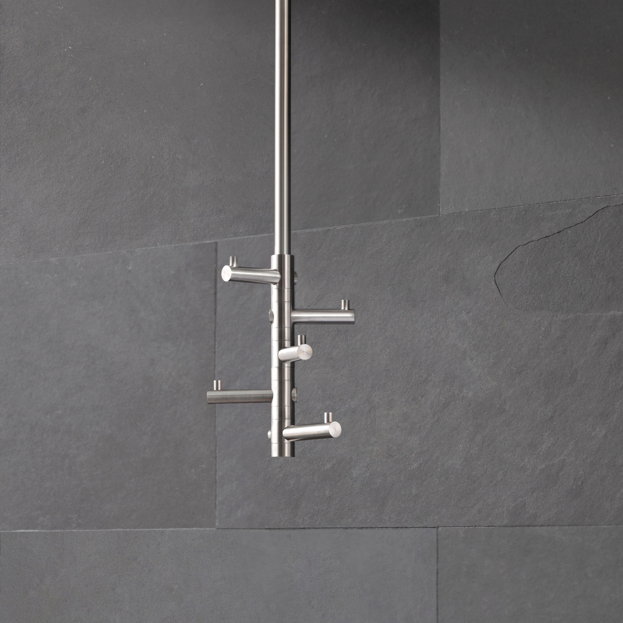 Display product Ceiling coat rack: Space-saving and resilient with 5 hooks from manufacturer PHOS Design