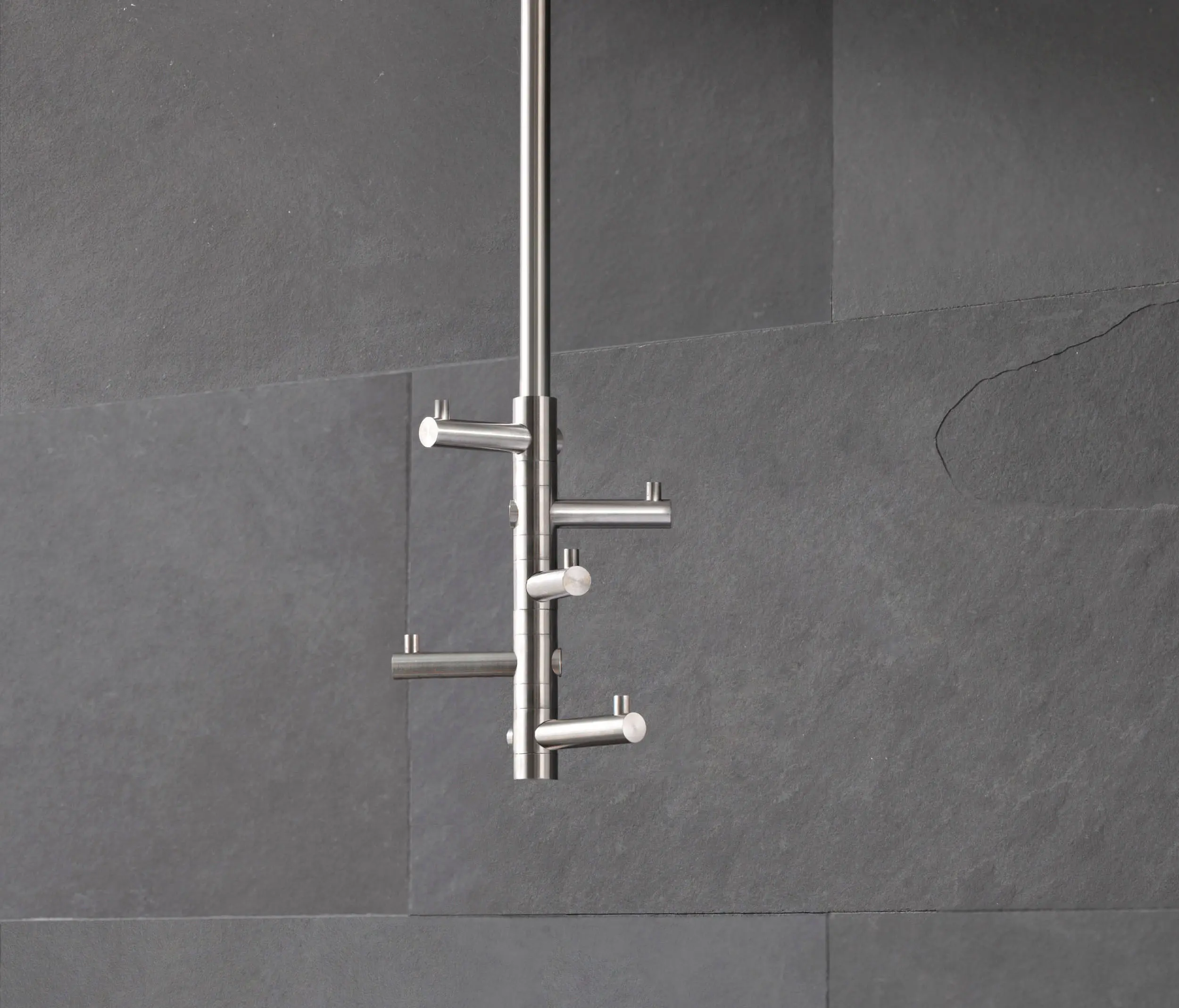 PHOS Design - Perchero de techo: ahorra espacio y resistente con 5 ganchos