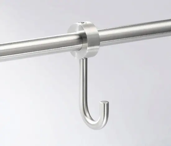 PHOS Design - Lockable hook for Ø12 mm coat rails