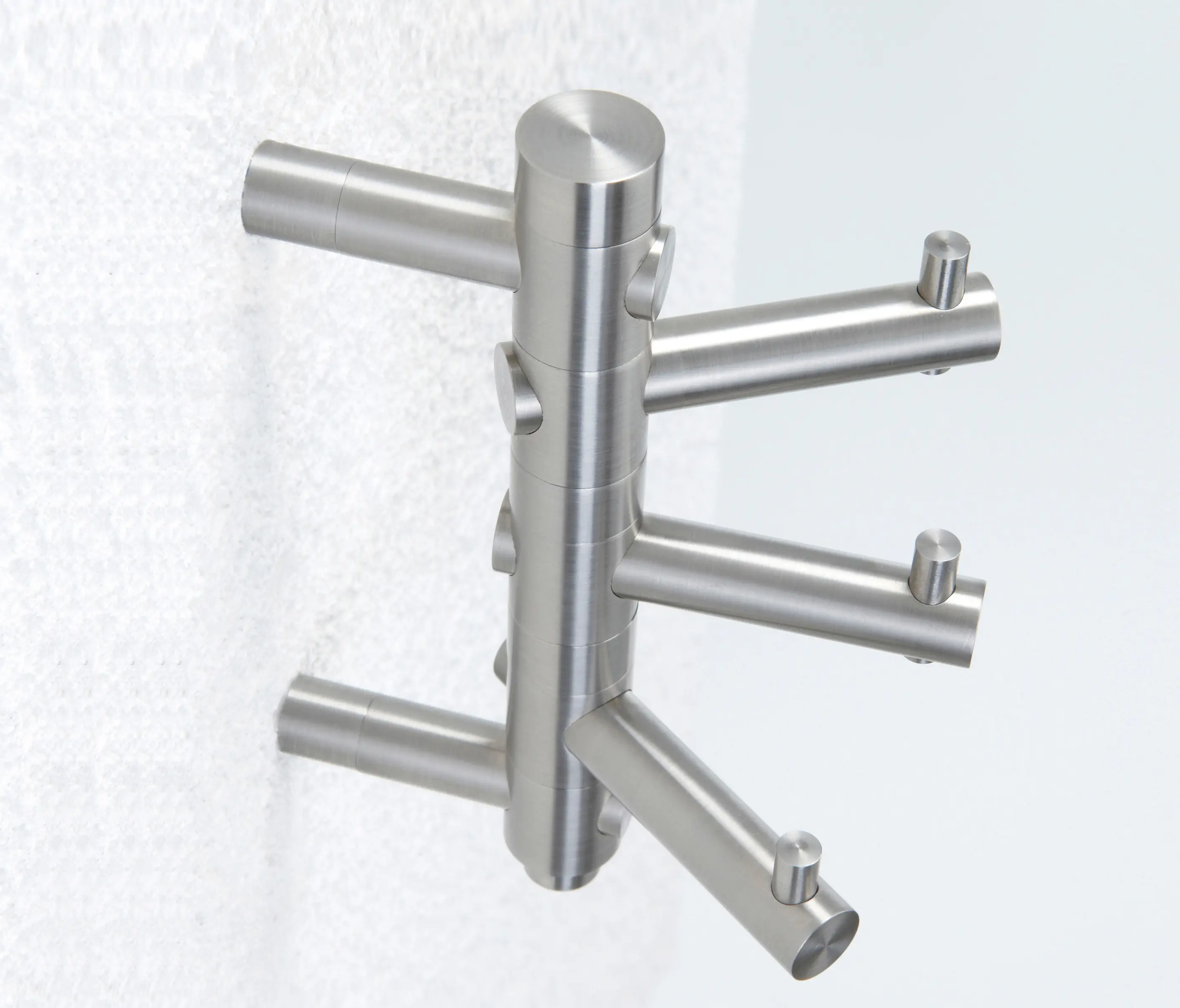 PHOS Design - Small wall coat rack with 3 rotatable hooks