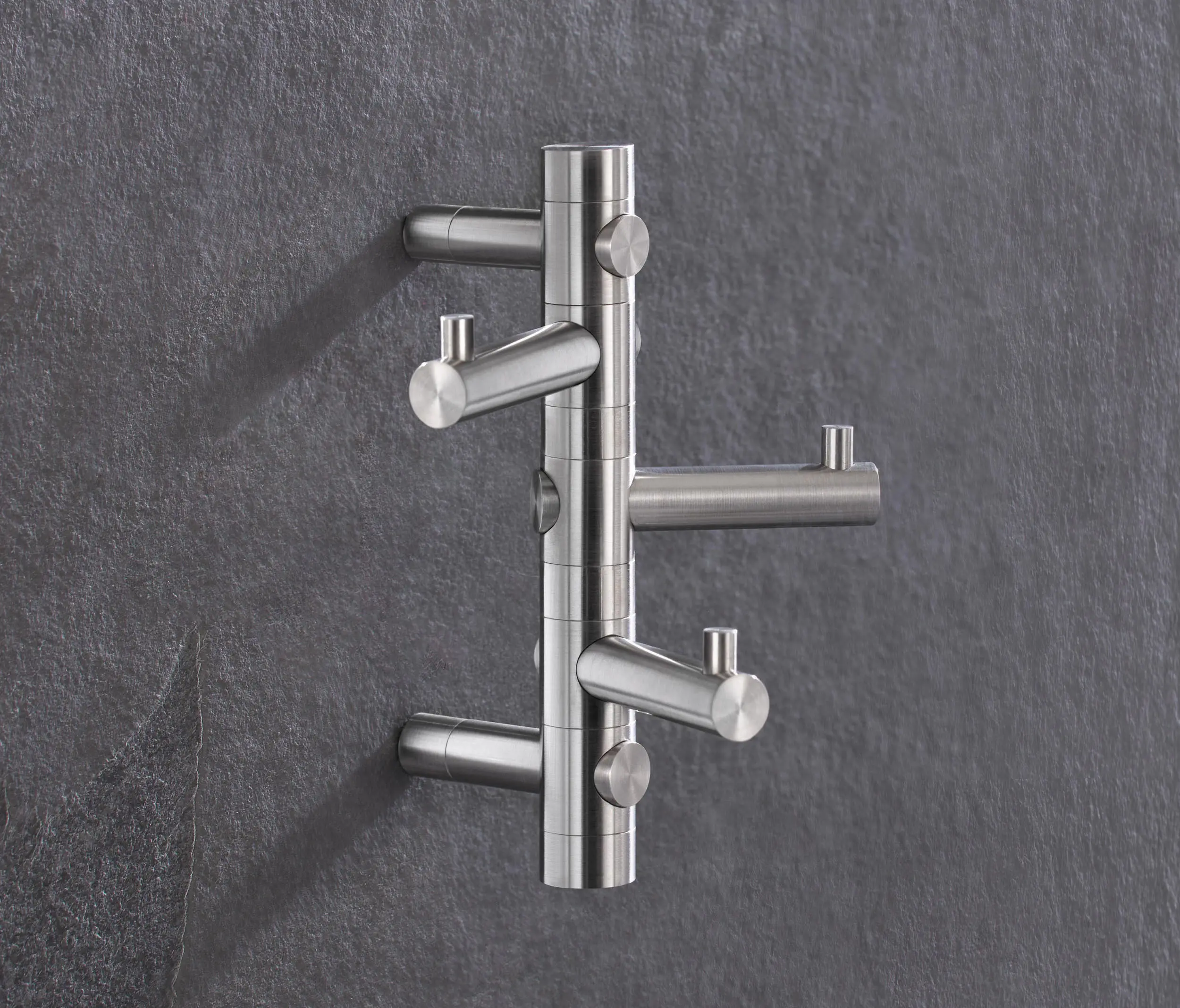 PHOS Design - Small wall coat rack with 3 rotatable hooks