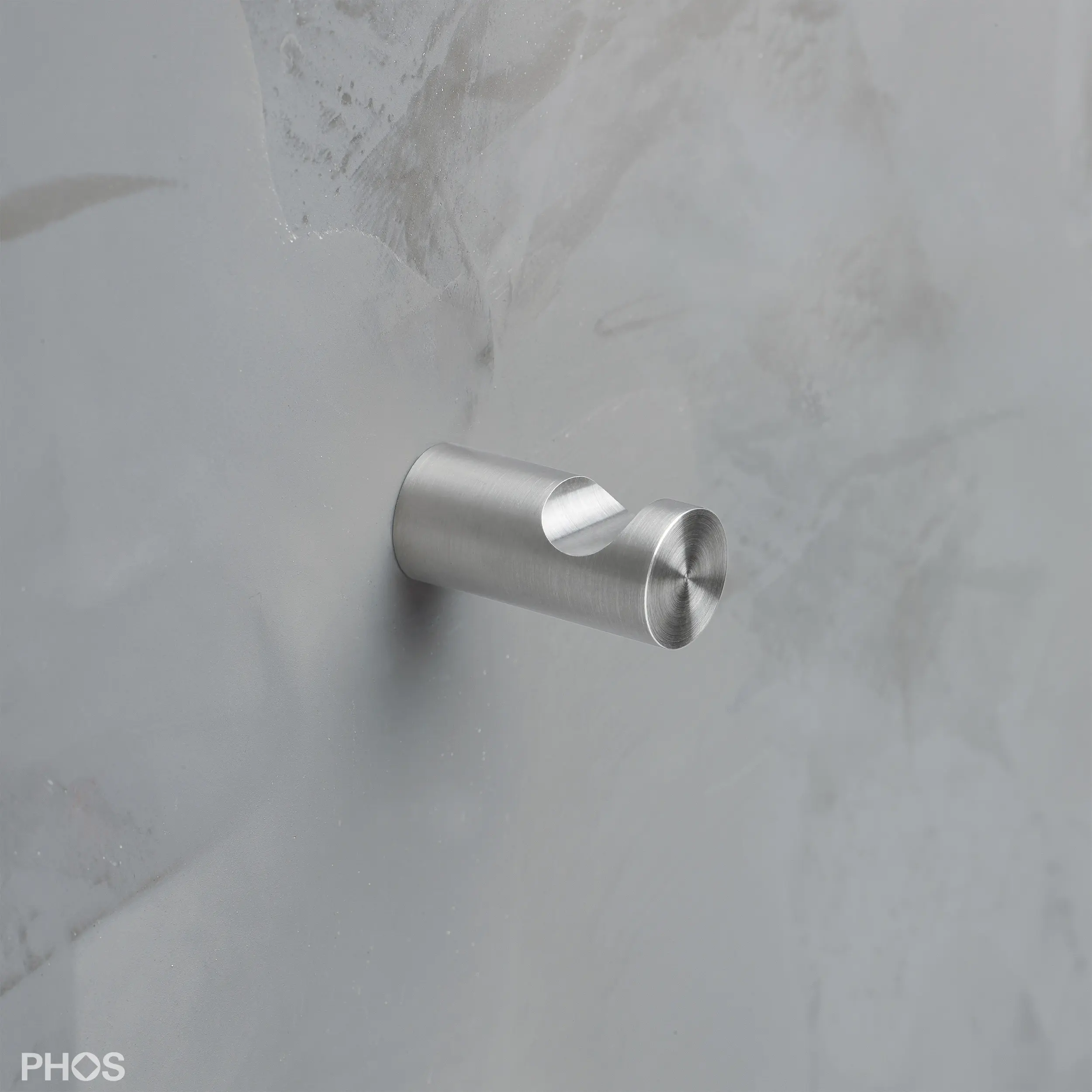 PHOS Design - Short concave wall hook, length 3 cm