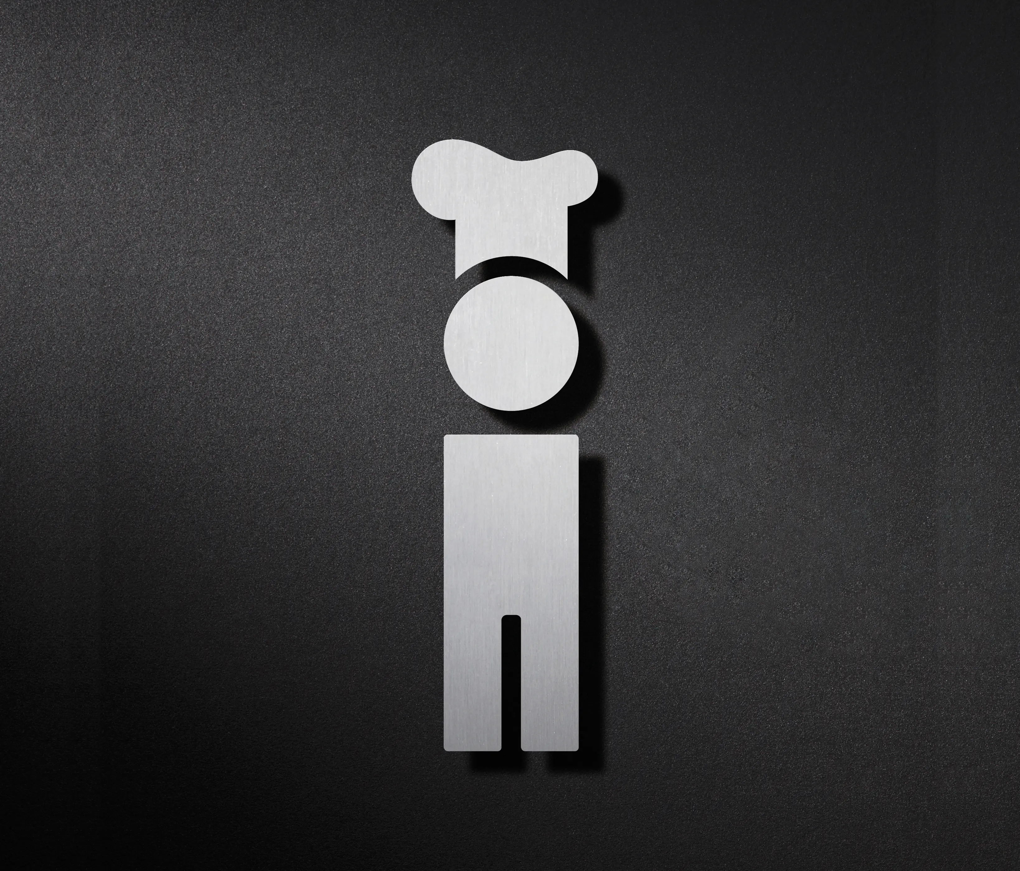 PHOS Design - Kitchen pictogram with chef symbol