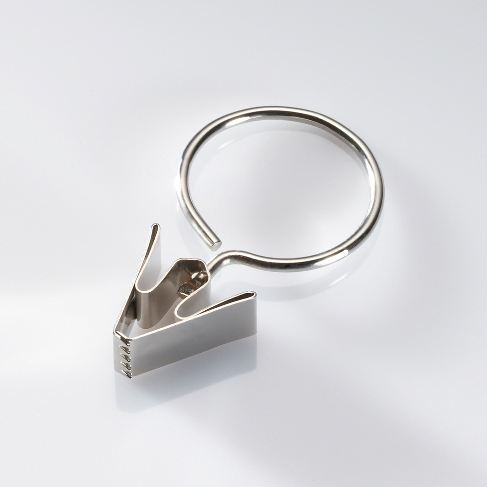 Display product Curtain ring with clip for Ø12 mm curtain rods from manufacturer PHOS Design