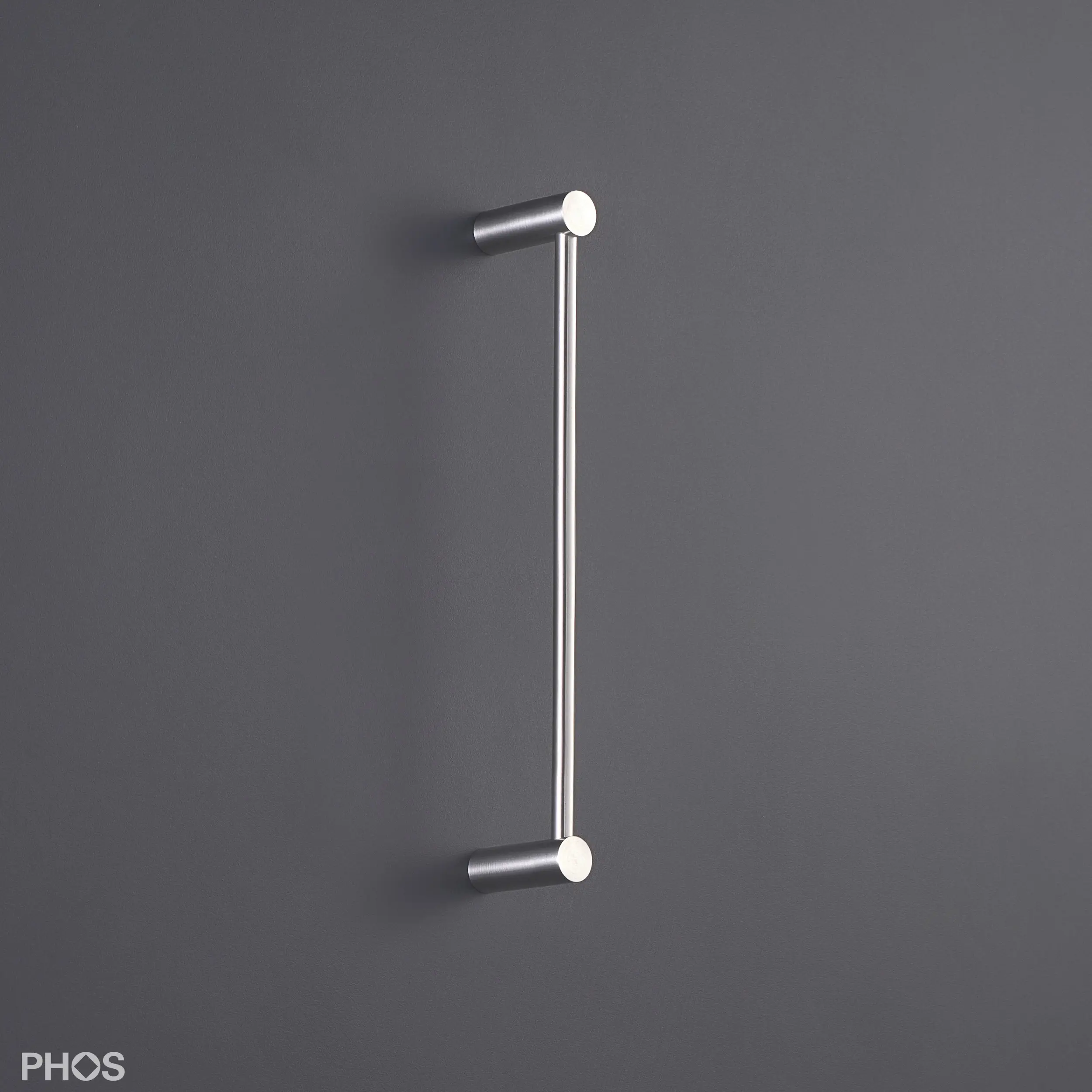 PHOS Design - Asa de proa con soportes finales, barra de asa Ø6 mm, 204 mm de longitud