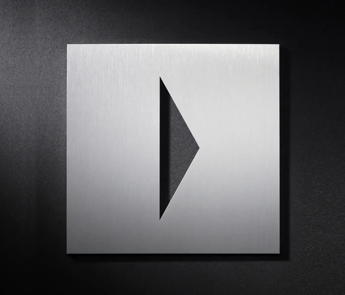 PHOS Design - Panneau de pictogramme Flèche droite