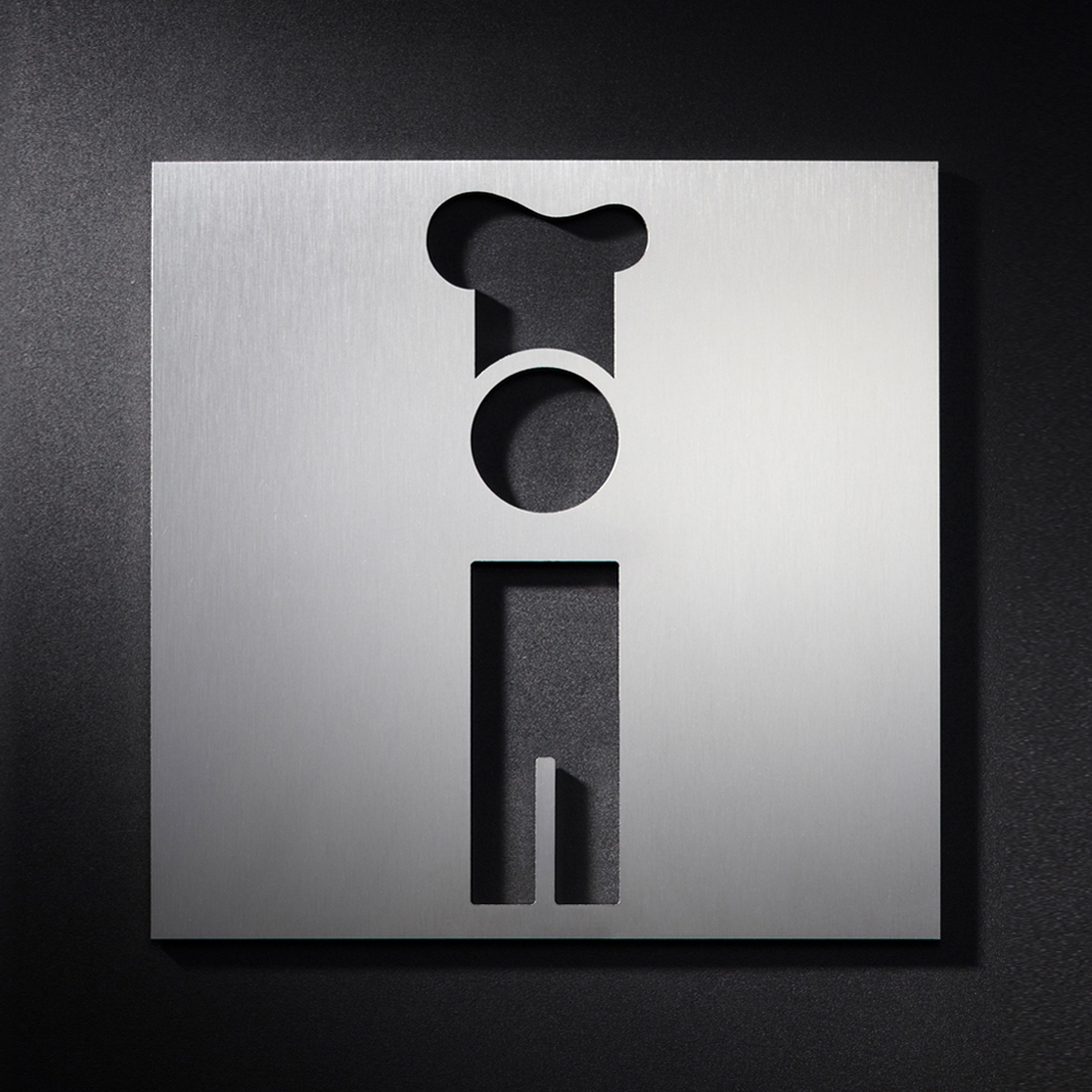 Afficher le produit Panneau de signalisation cuisine/cuisinier du fabricant PHOS Design