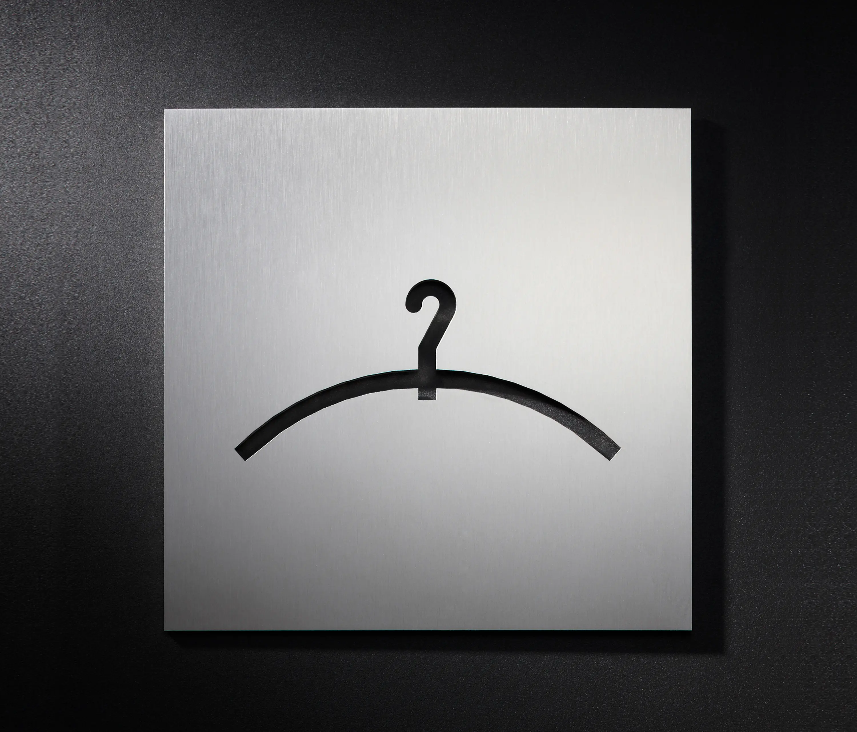 PHOS Design - Checkroom sign