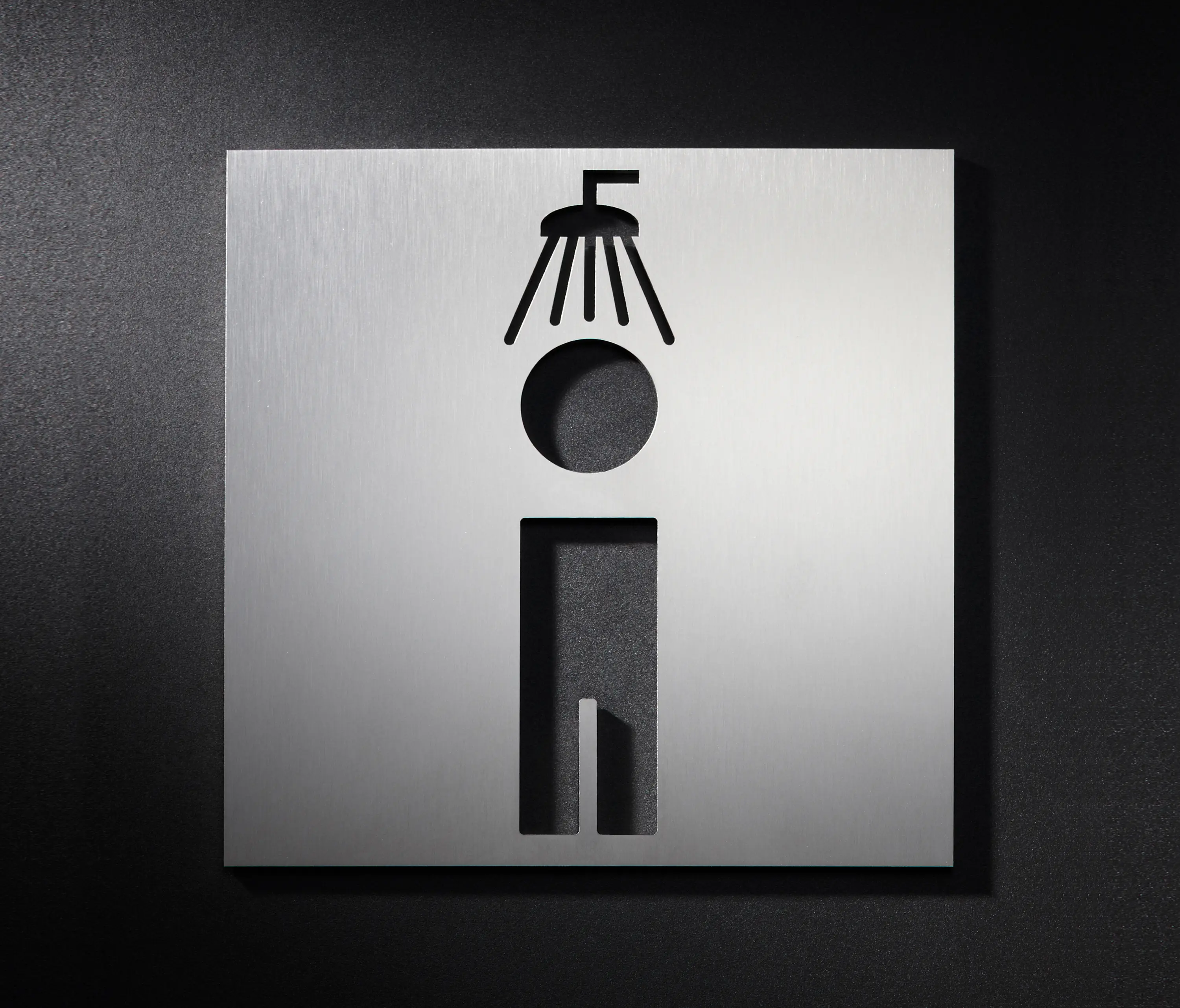 PHOS Design - Hinweisschild Dusche Herren