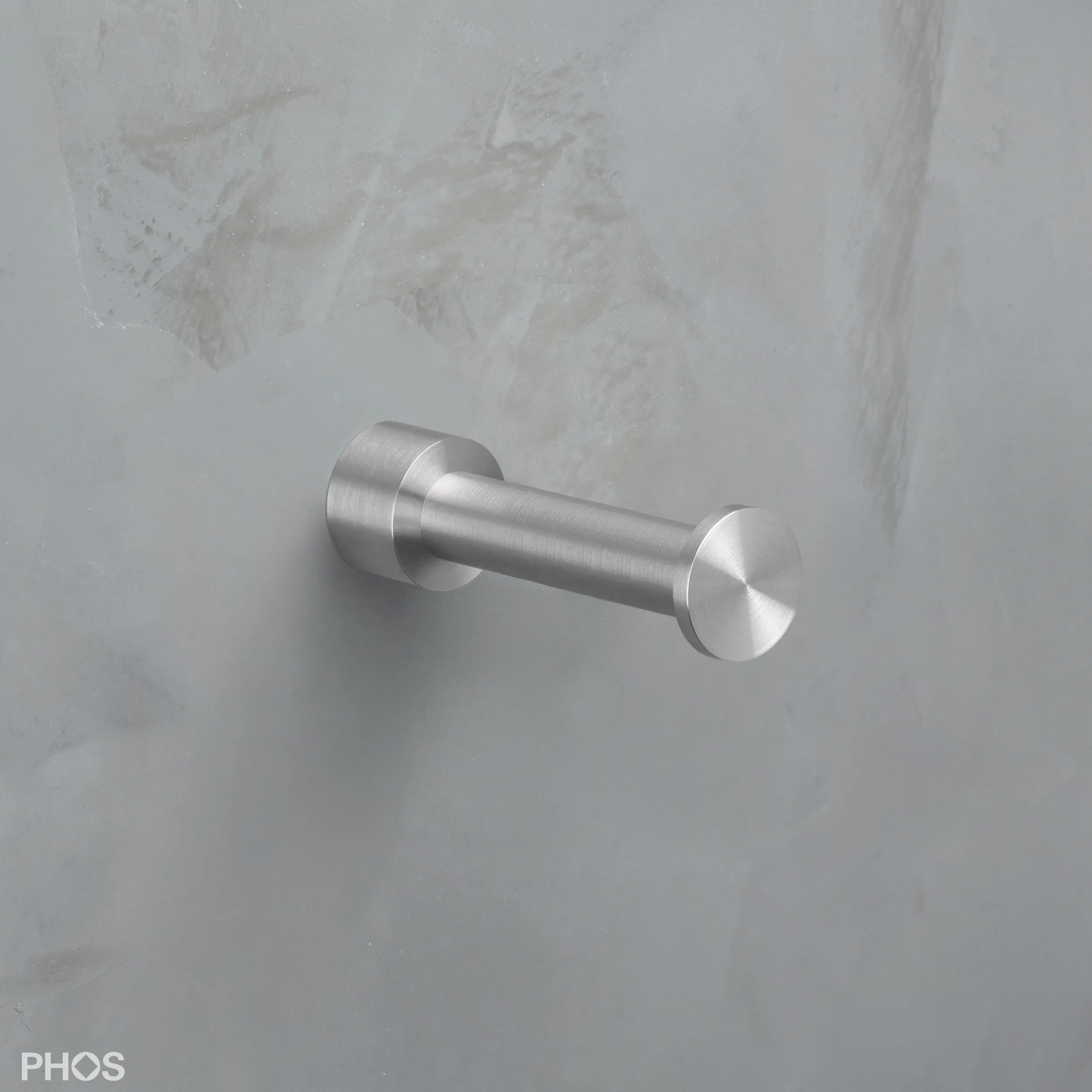 PHOS Design - Long wall hook - 7.2 cm long, with wall base