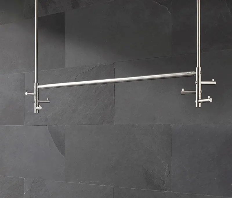 PHOS Design - Armadio pensile con asta appendiabiti per montaggio a soffitto