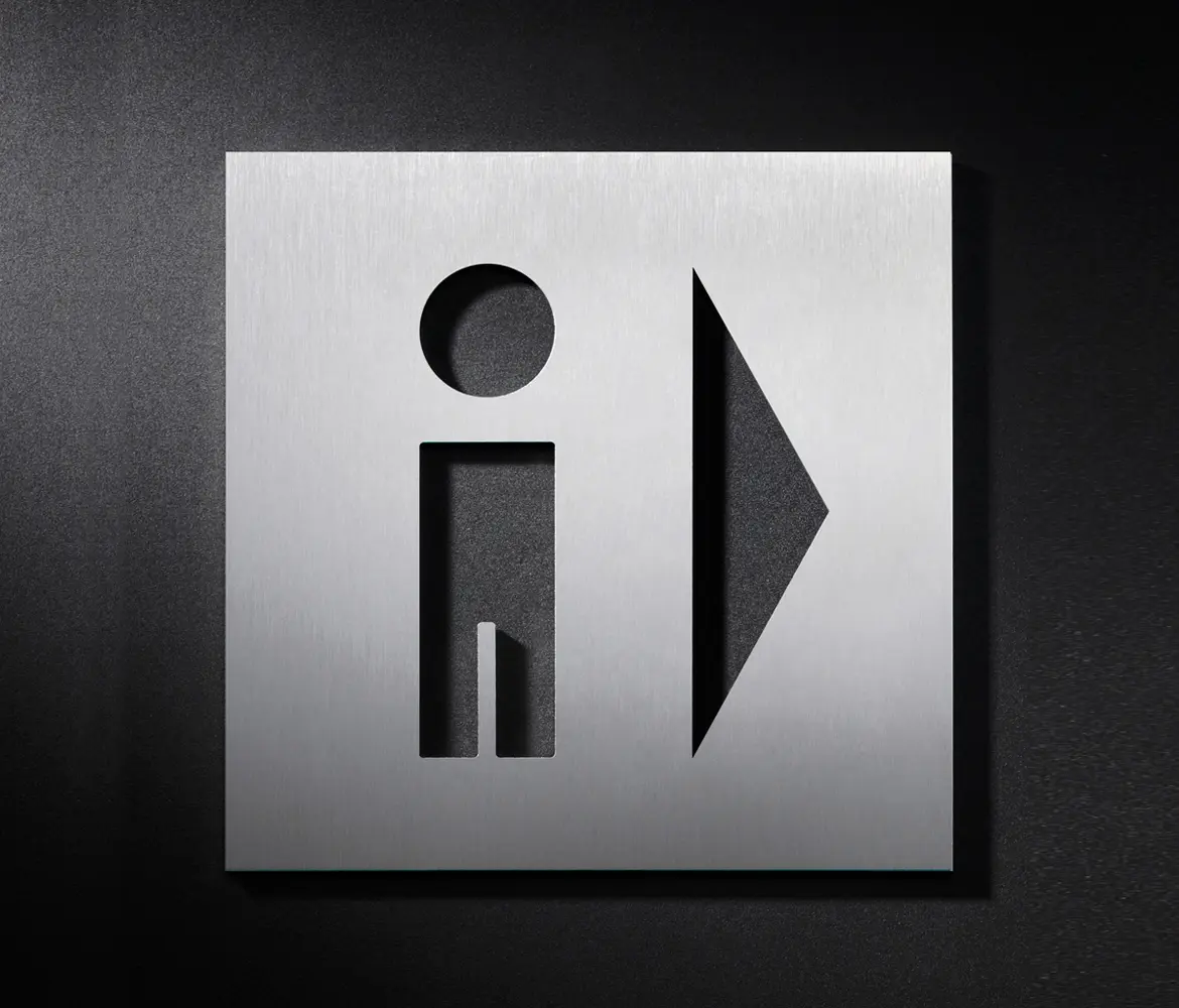 PHOS Design - Combinazione di scudi WC uomini, destra