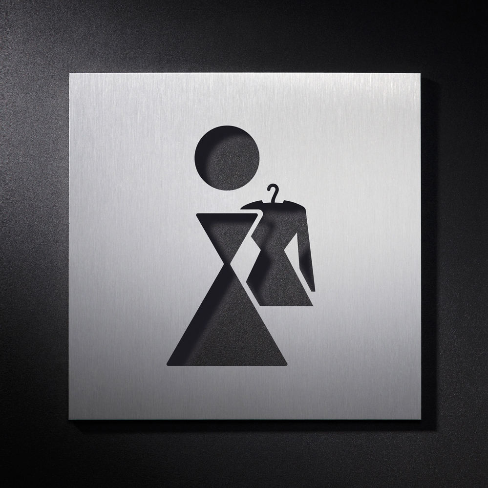 Display product Wardrobe ladies sign from manufacturer PHOS Design