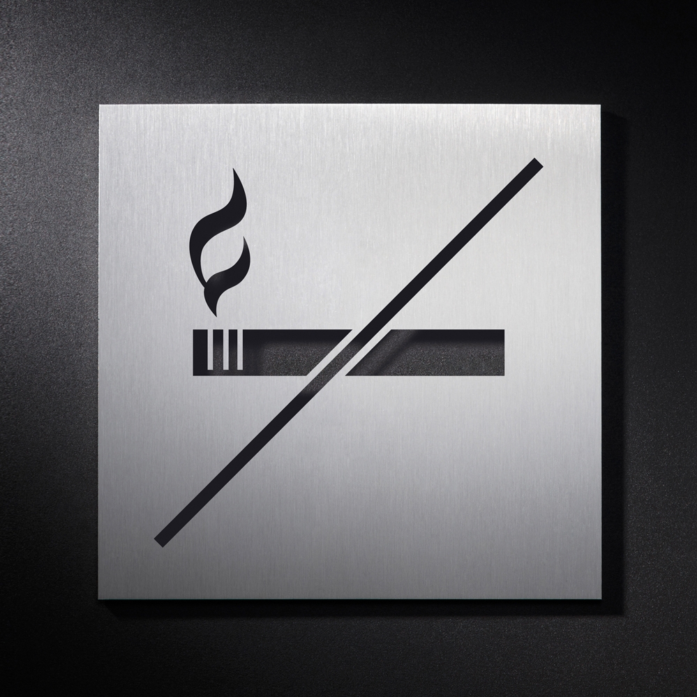 Afficher le produit Panneau de signalisation de la zone non-fumeur du fabricant PHOS Design