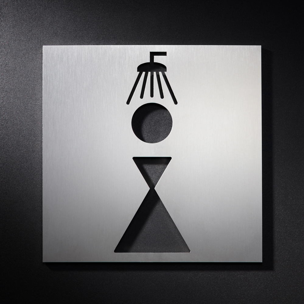 Afficher le produit Panneau de signalisation douche dames du fabricant PHOS Design