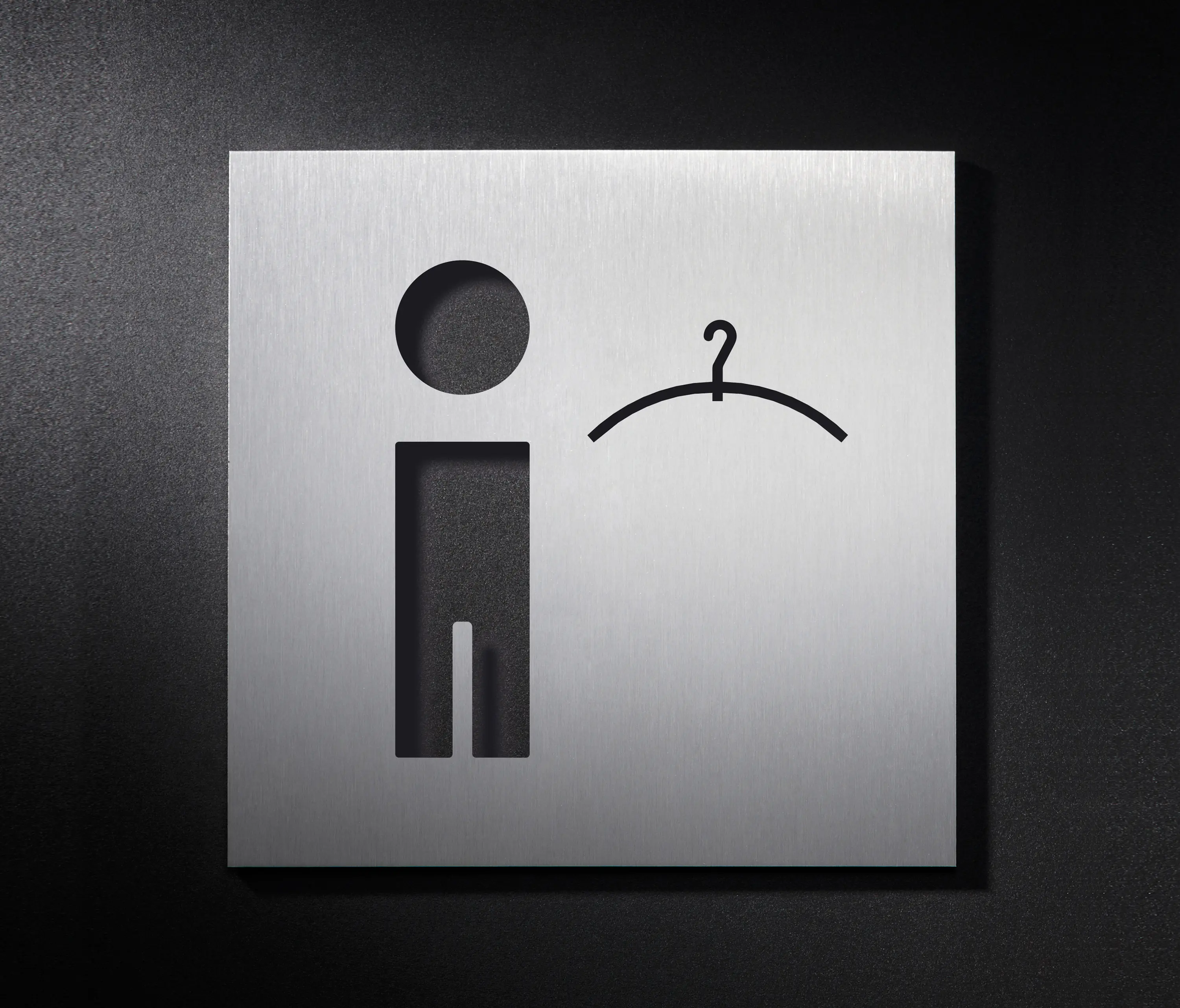 PHOS Design - Men's changing room sign