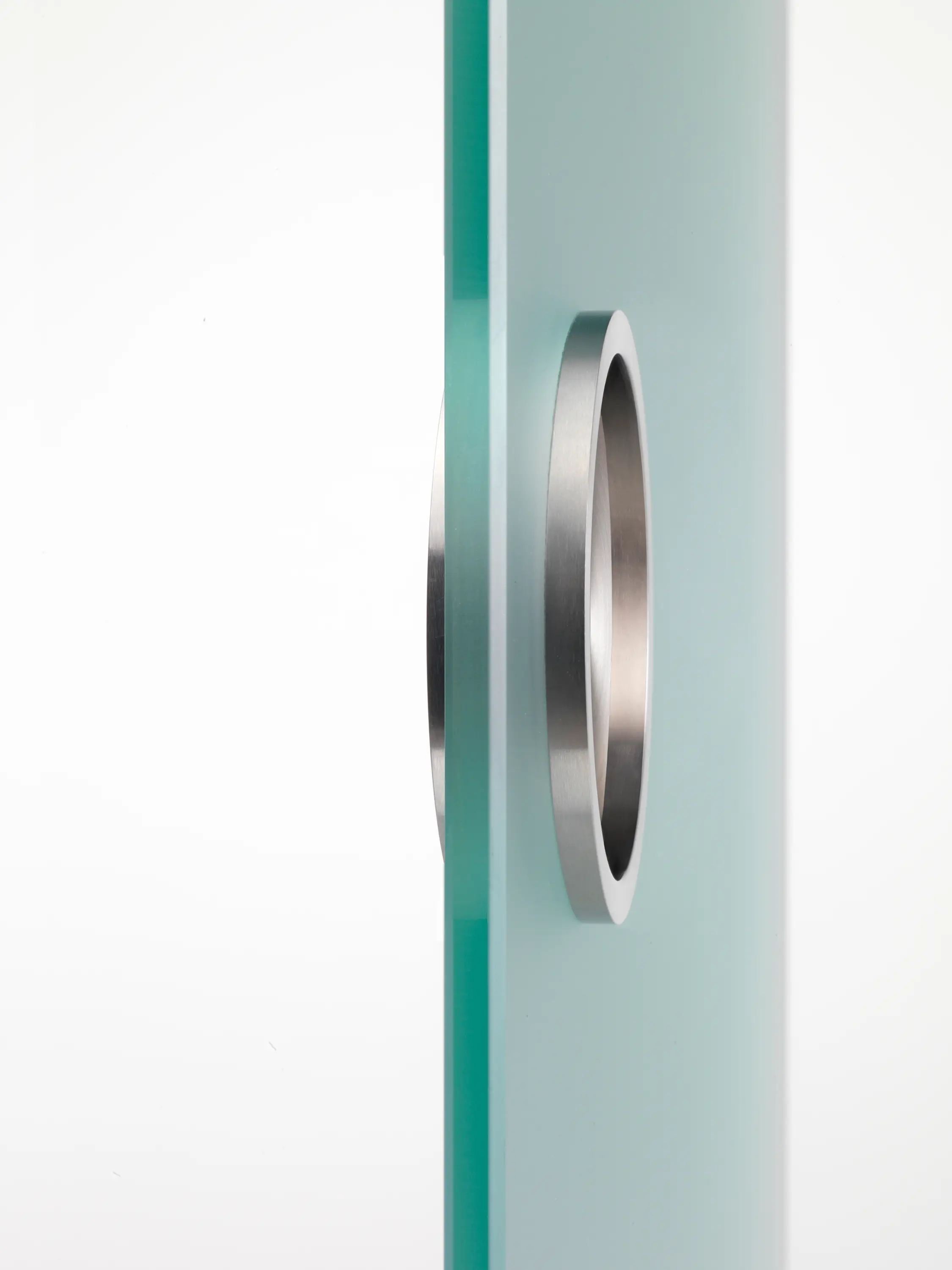 PHOS Design - Maniglia a conchiglia piatta Ø70 mm, rotonda