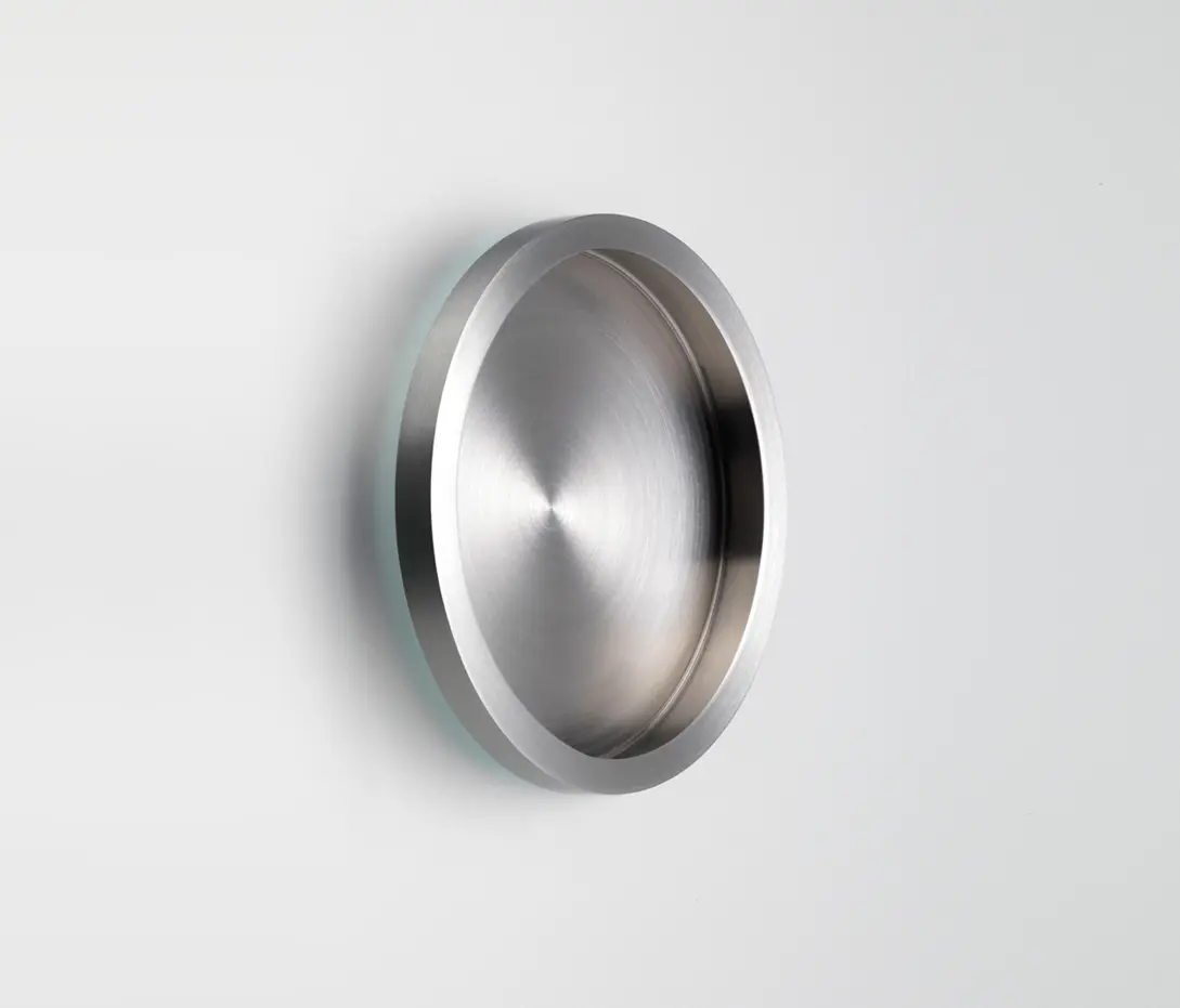 PHOS Design - Maniglia a conchiglia piatta Ø70 mm, rotonda