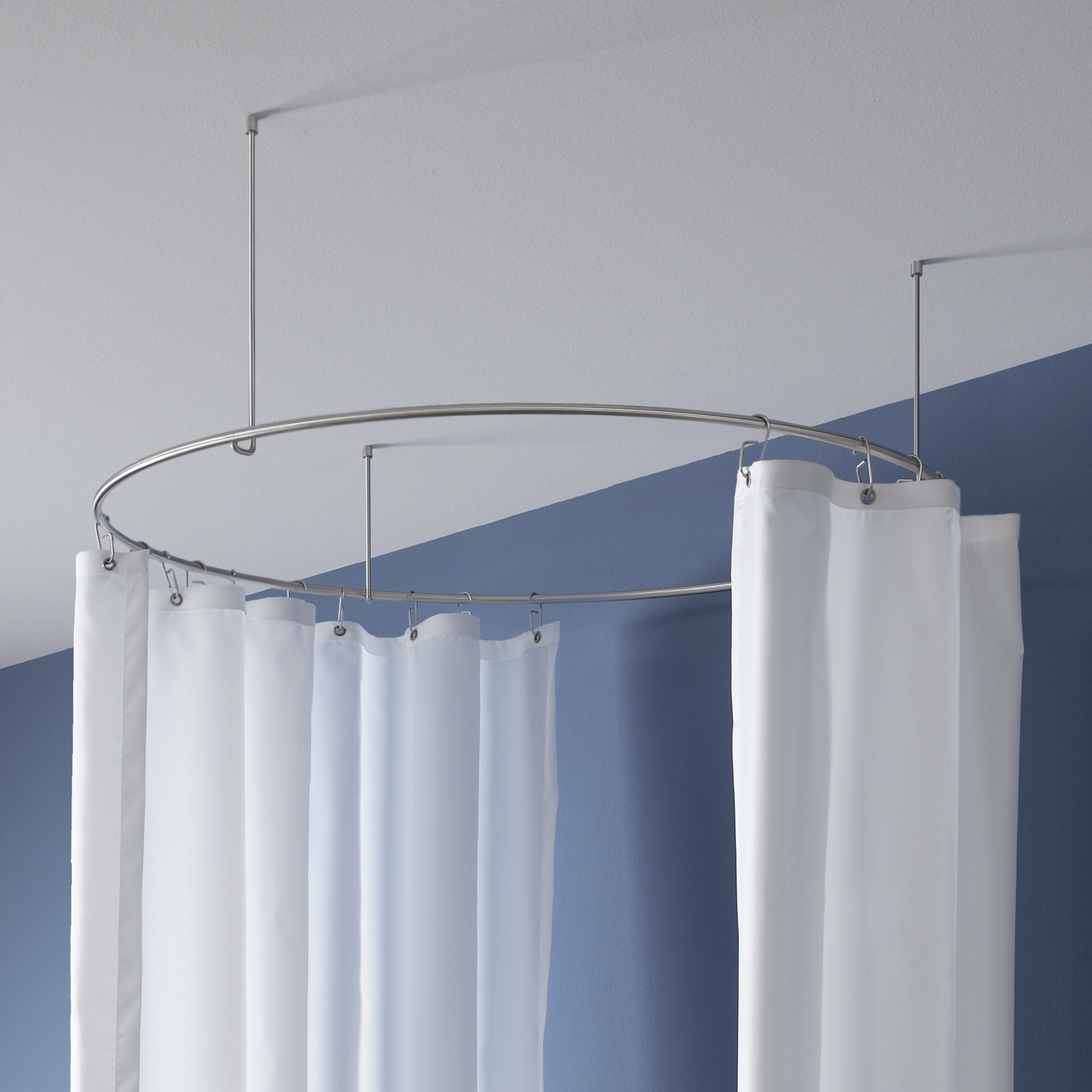 Produkt Round shower curtain rail Ring diameter 90 cm des Herstellers PHOS Design anzeigen