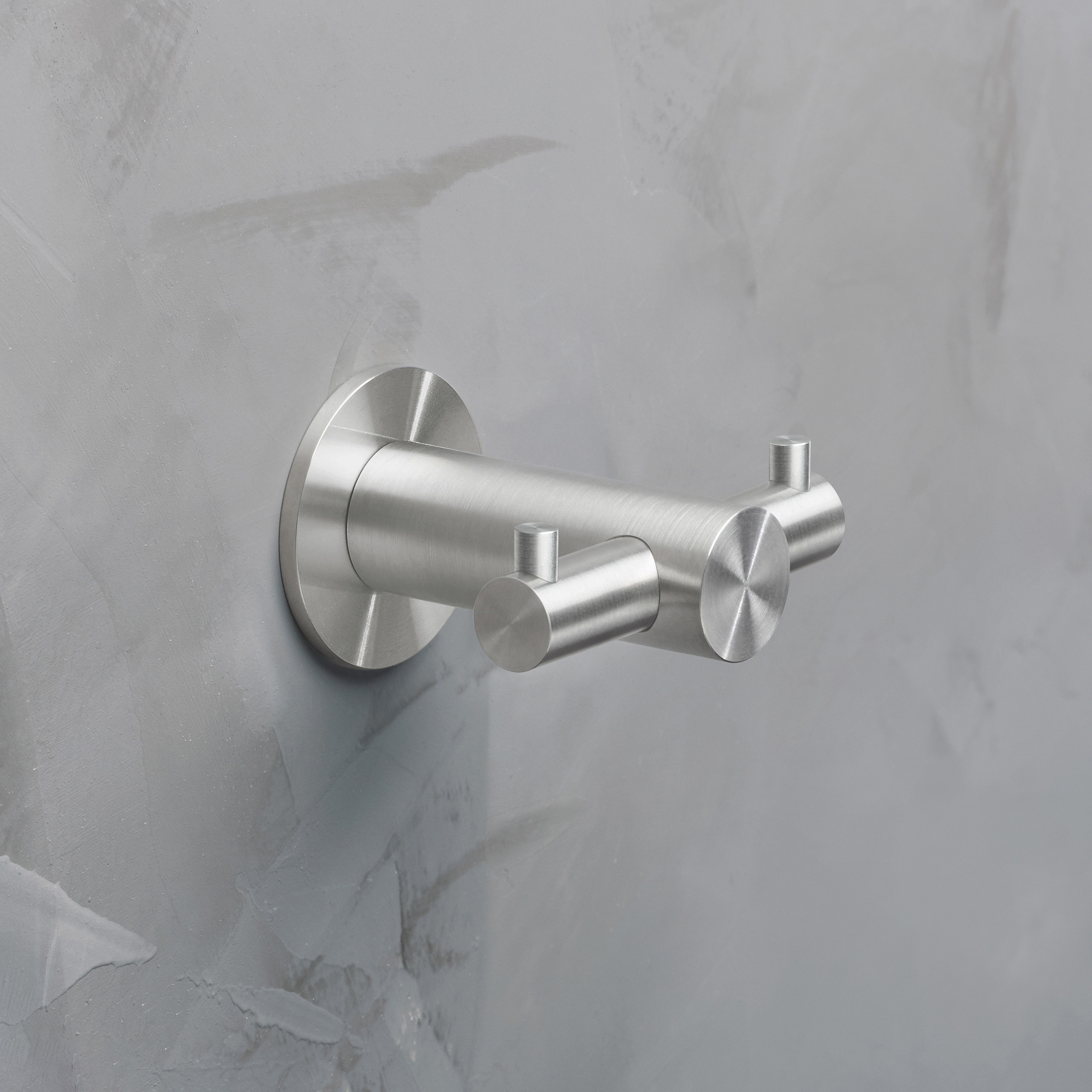 Display product Double wall hook, length 6 cm, Ø20 mm, with rosette from manufacturer PHOS Design