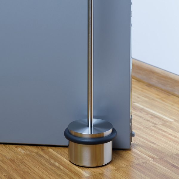 Display product High-quality and heavy floor door stopper with handle from manufacturer PHOS Design