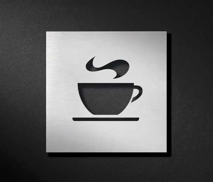 PHOS Design - Cartel de cafetería