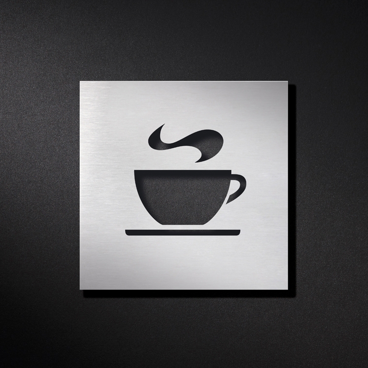 Afficher le produit Panneau de signalisation Café du fabricant PHOS Design