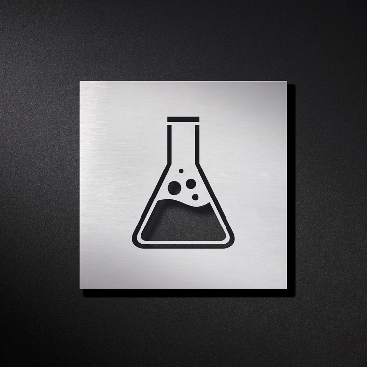 Mostrar el producto Cartel de laboratorio / probeta, 16 cm × 16 cm del fabricante PHOS Design