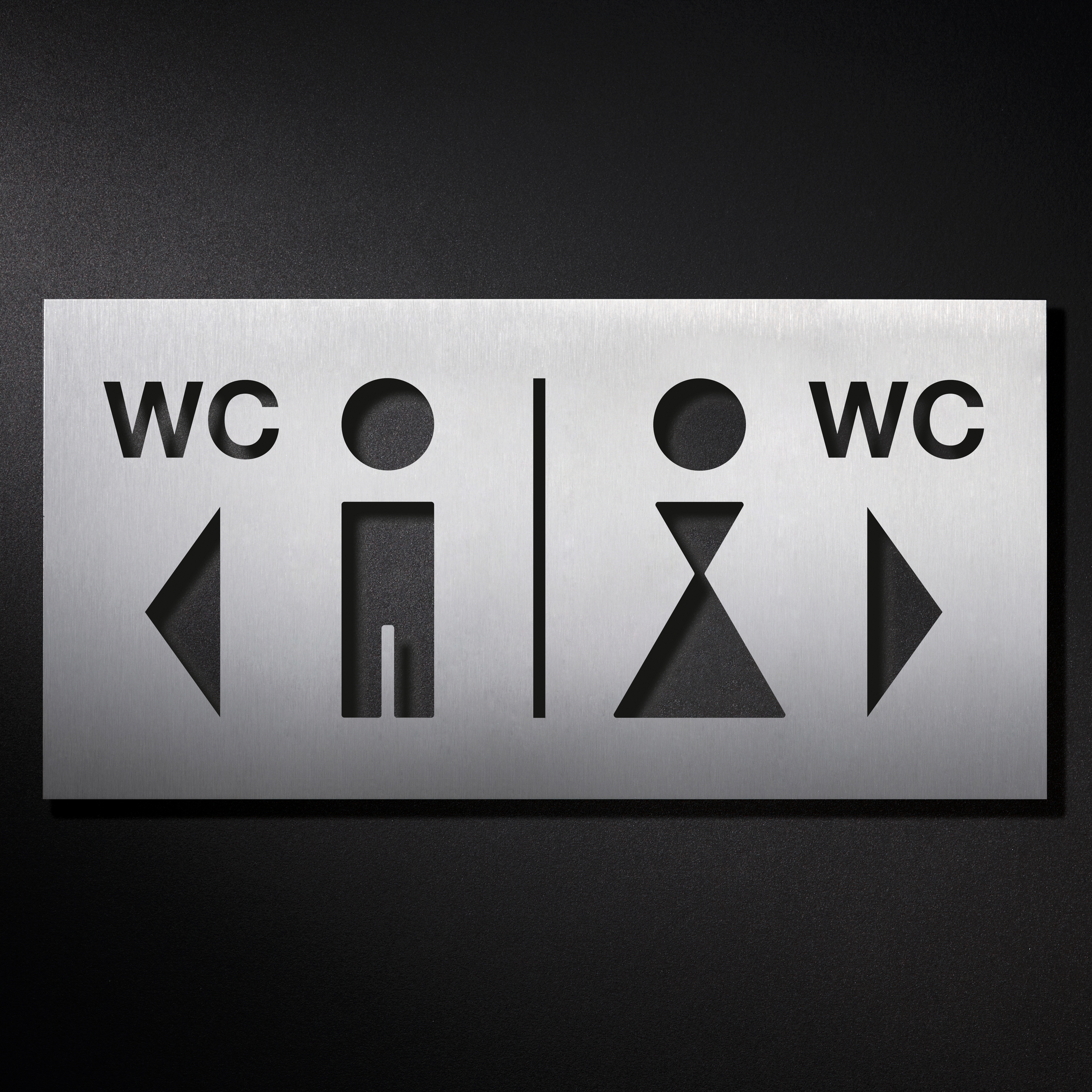 Produkt WC Schild Kombination des Herstellers PHOS Design anzeigen