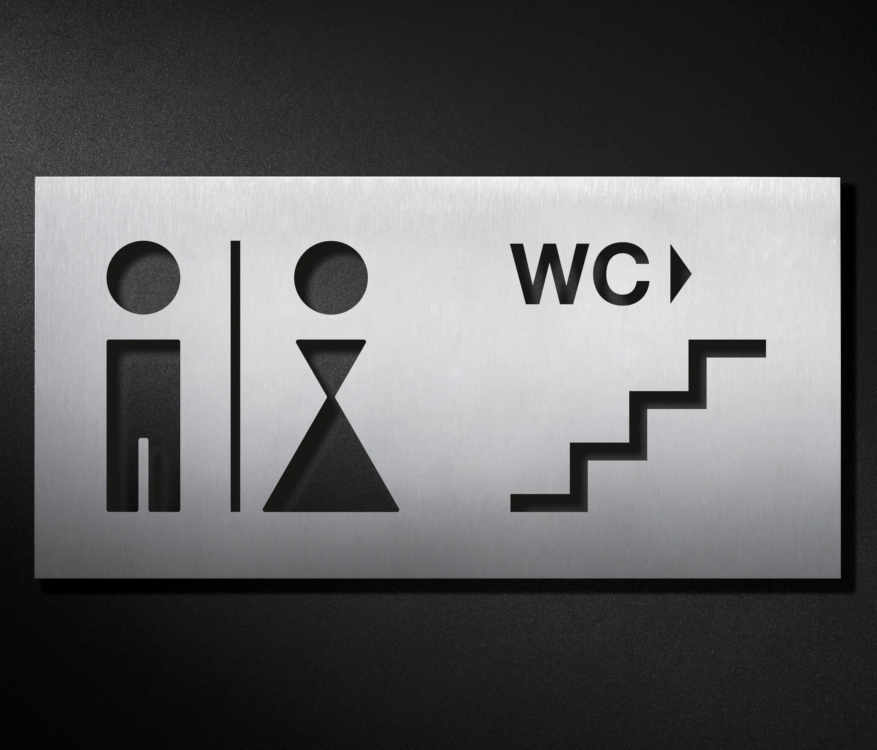 PHOS Design - WC Schild Kombination