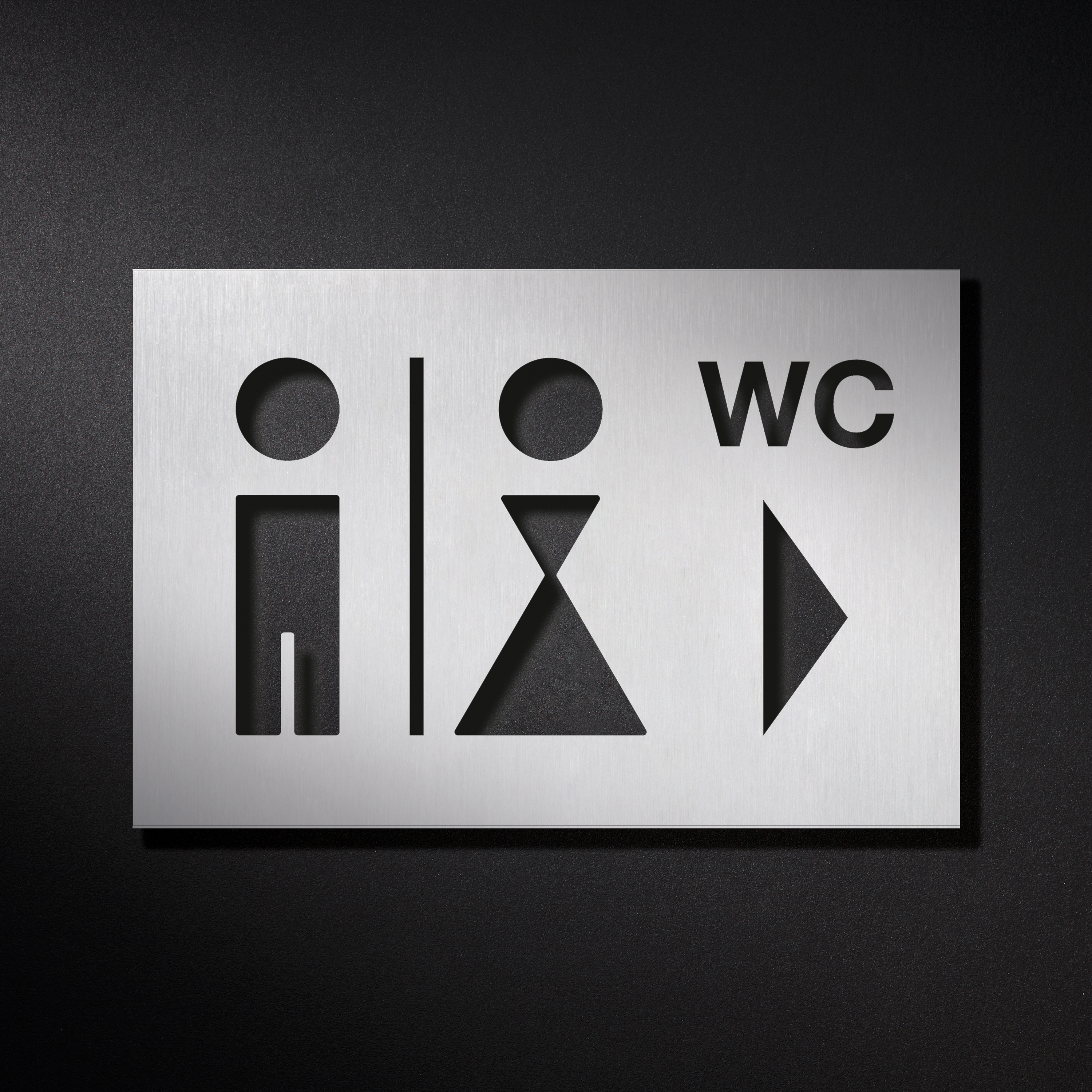 Produkt WC Schild Kombination des Herstellers PHOS Design anzeigen